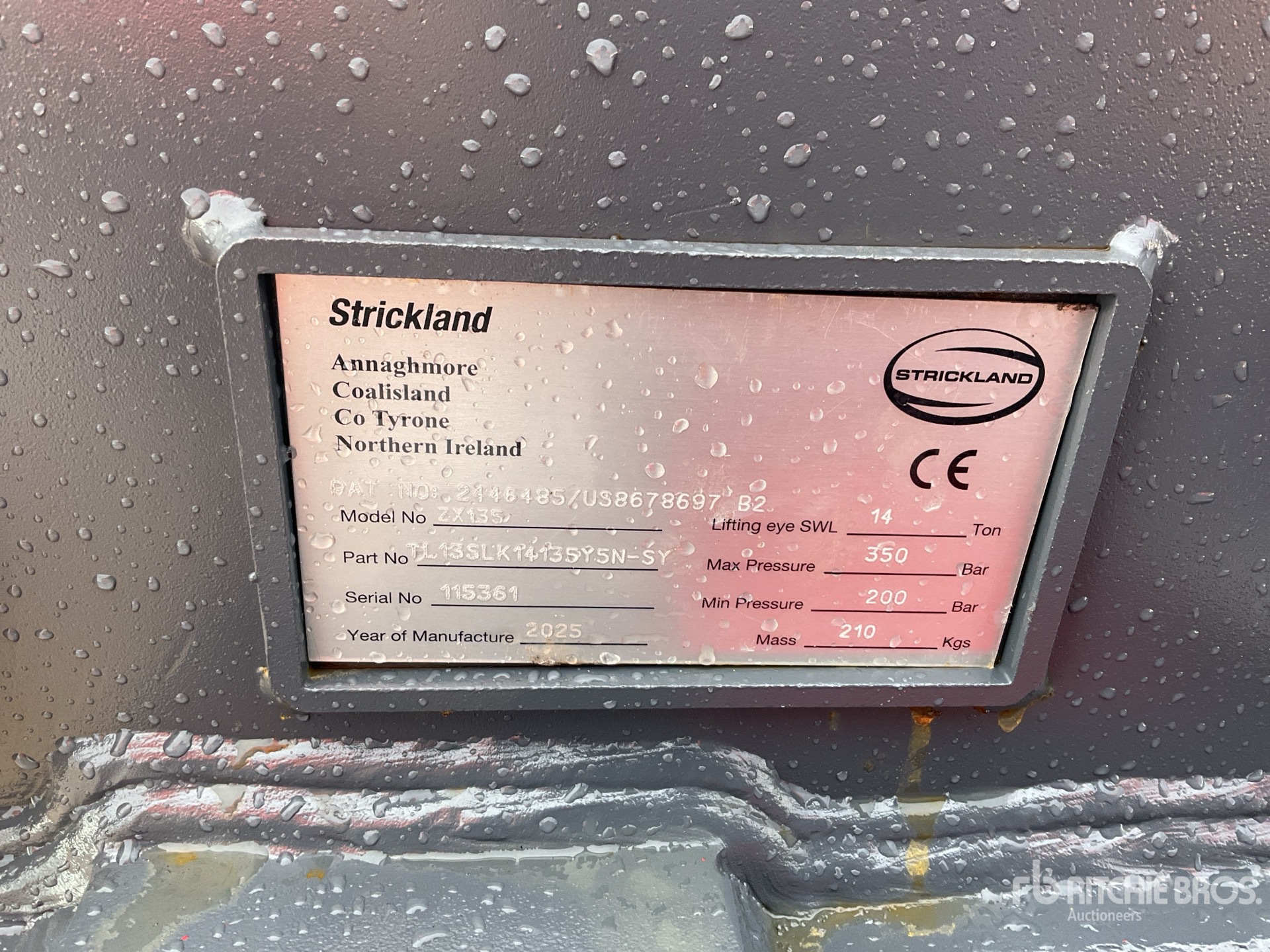 General Appearance with N.º de serie/VIN