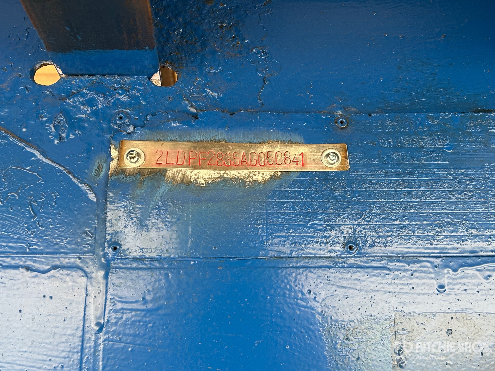 General Appearance with N.º de serie/VIN