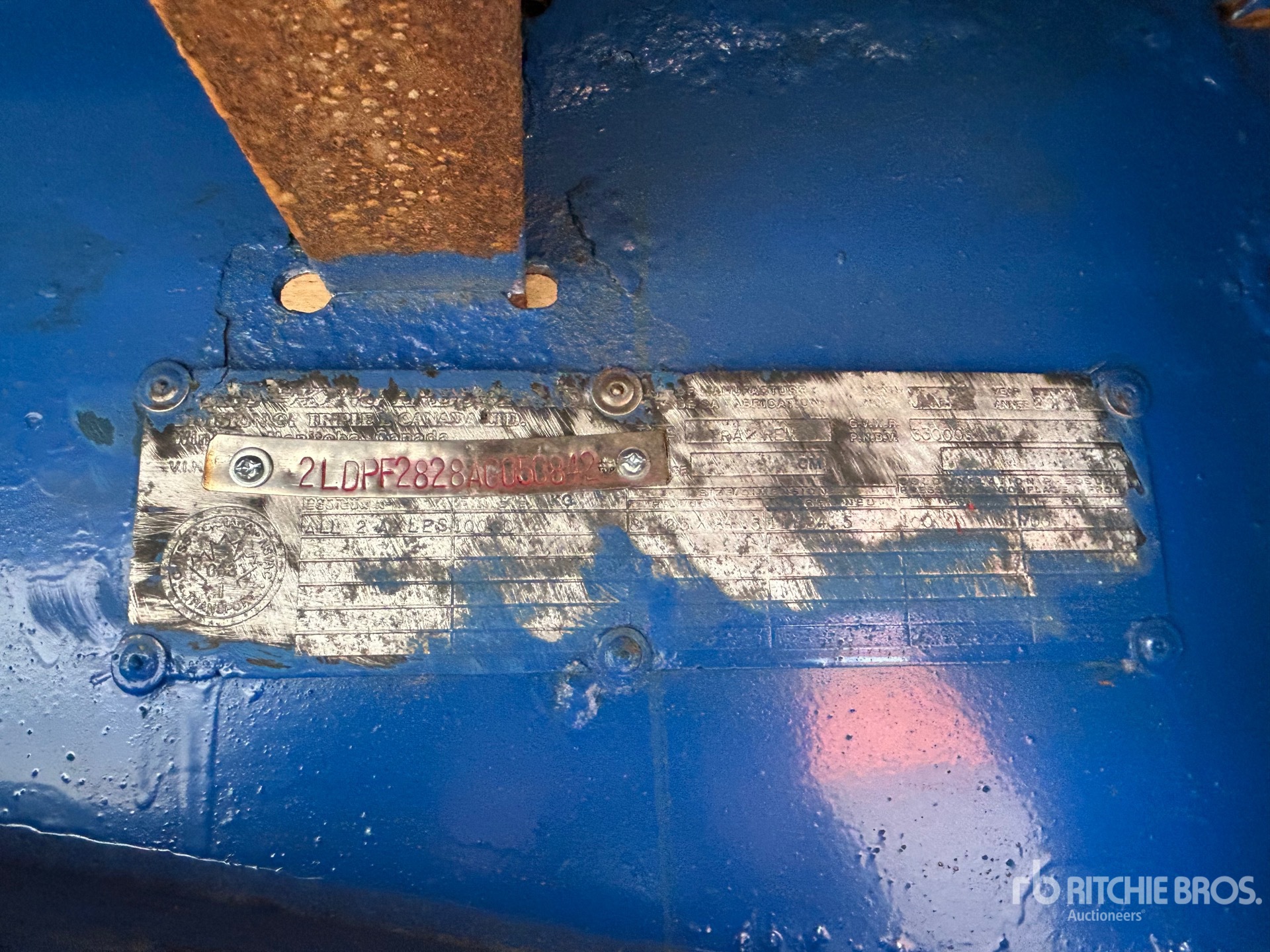 General Appearance with N.º de serie/VIN