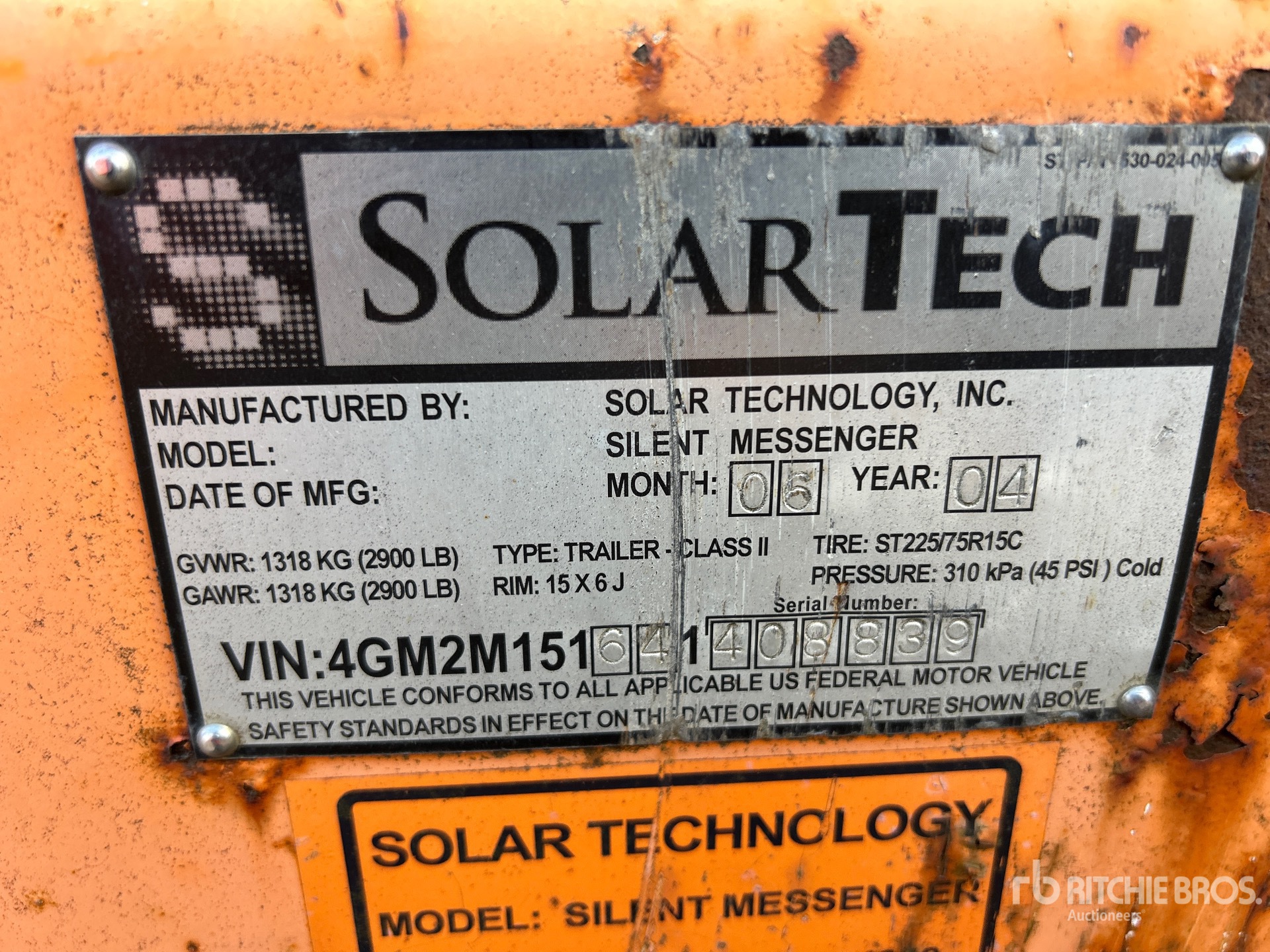 General Appearance with Seriennummer / FIN