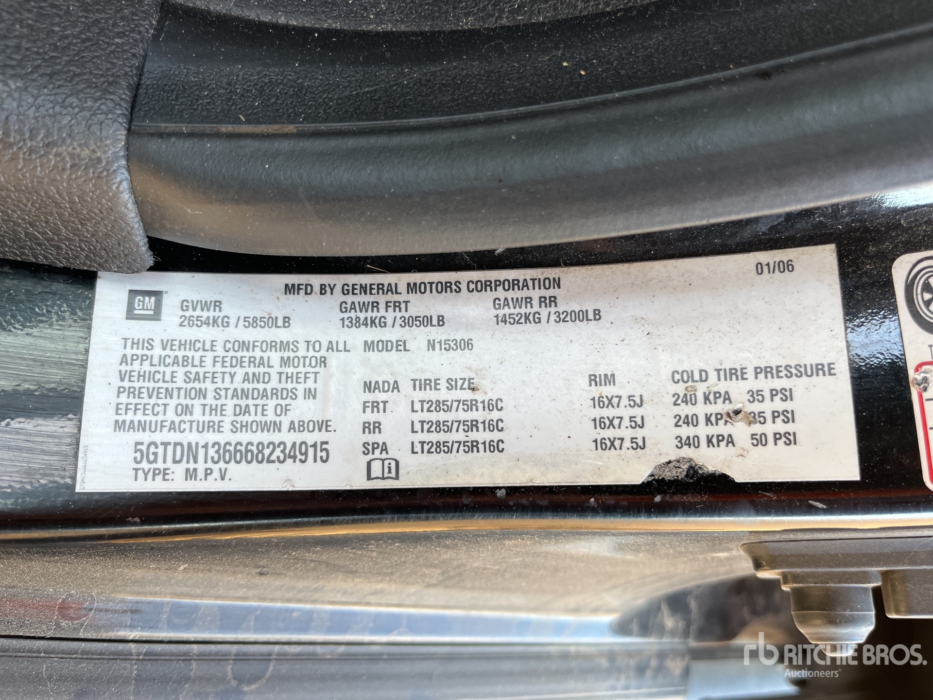 General Appearance with Numer seryjny/numer identyfikacyjny pojazdu