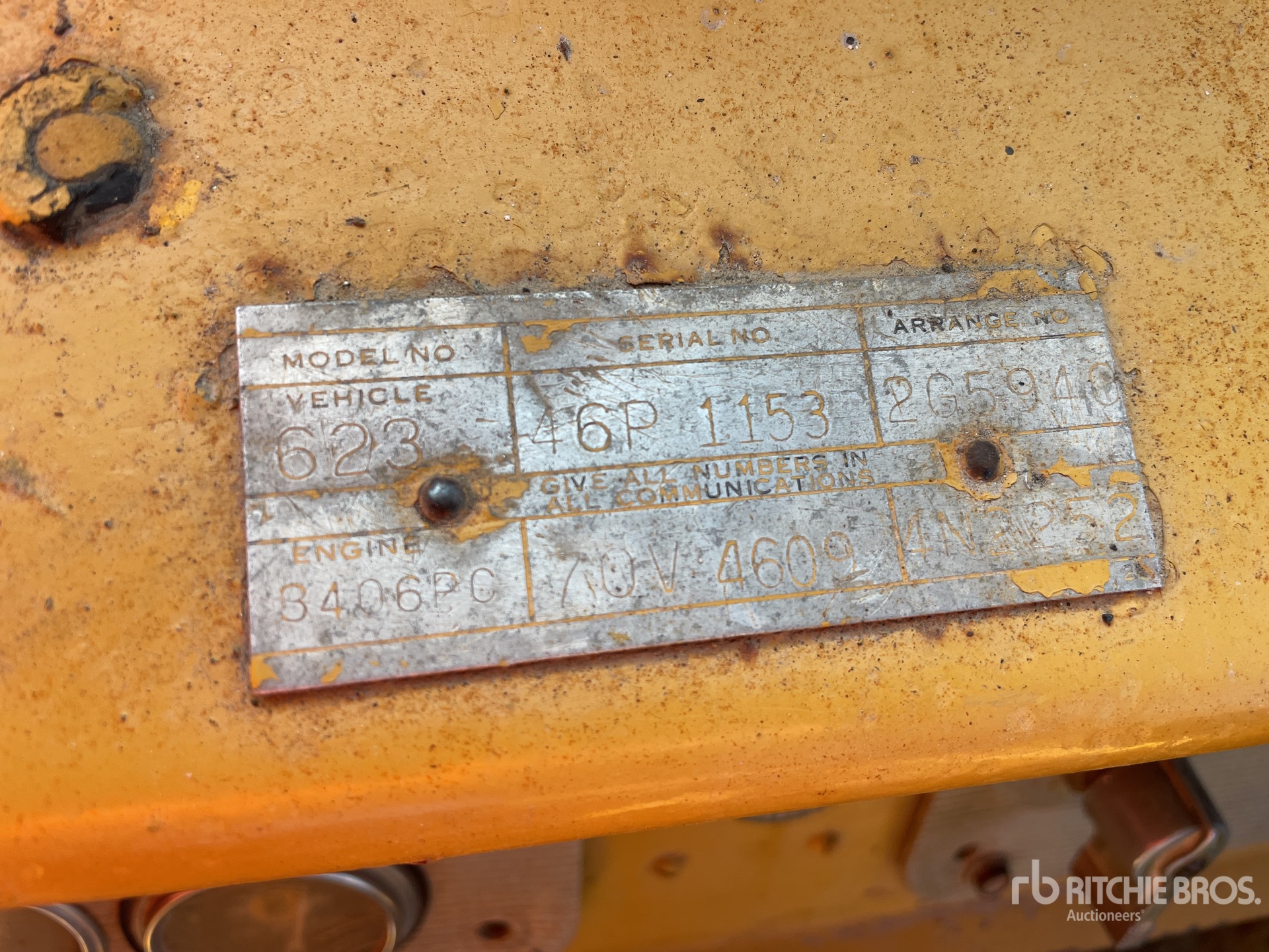 General Appearance with N.º de serie/VIN