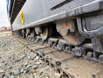 Undercarriage with Left Track Rollers