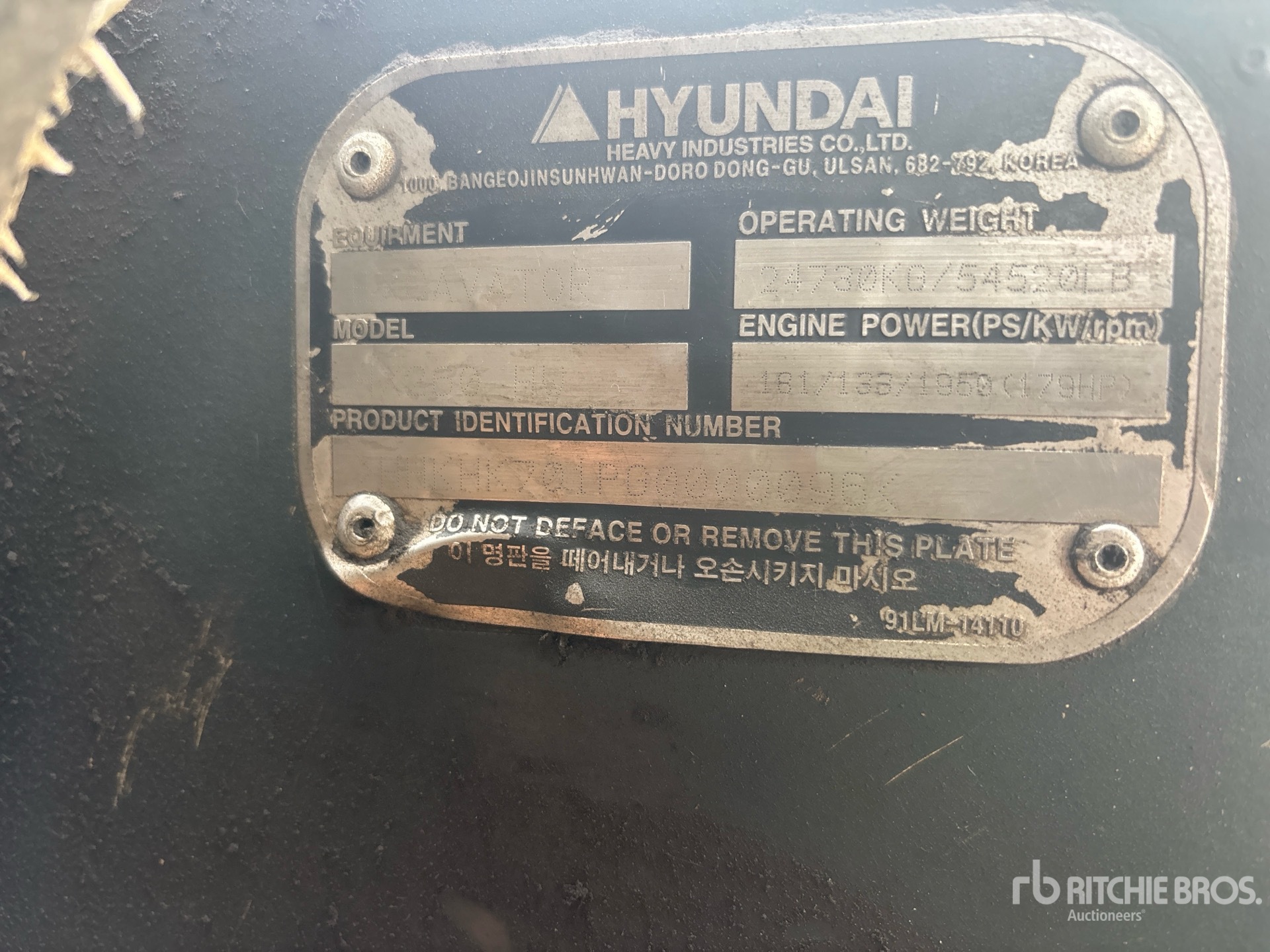 General Appearance with Seriennummer / FIN