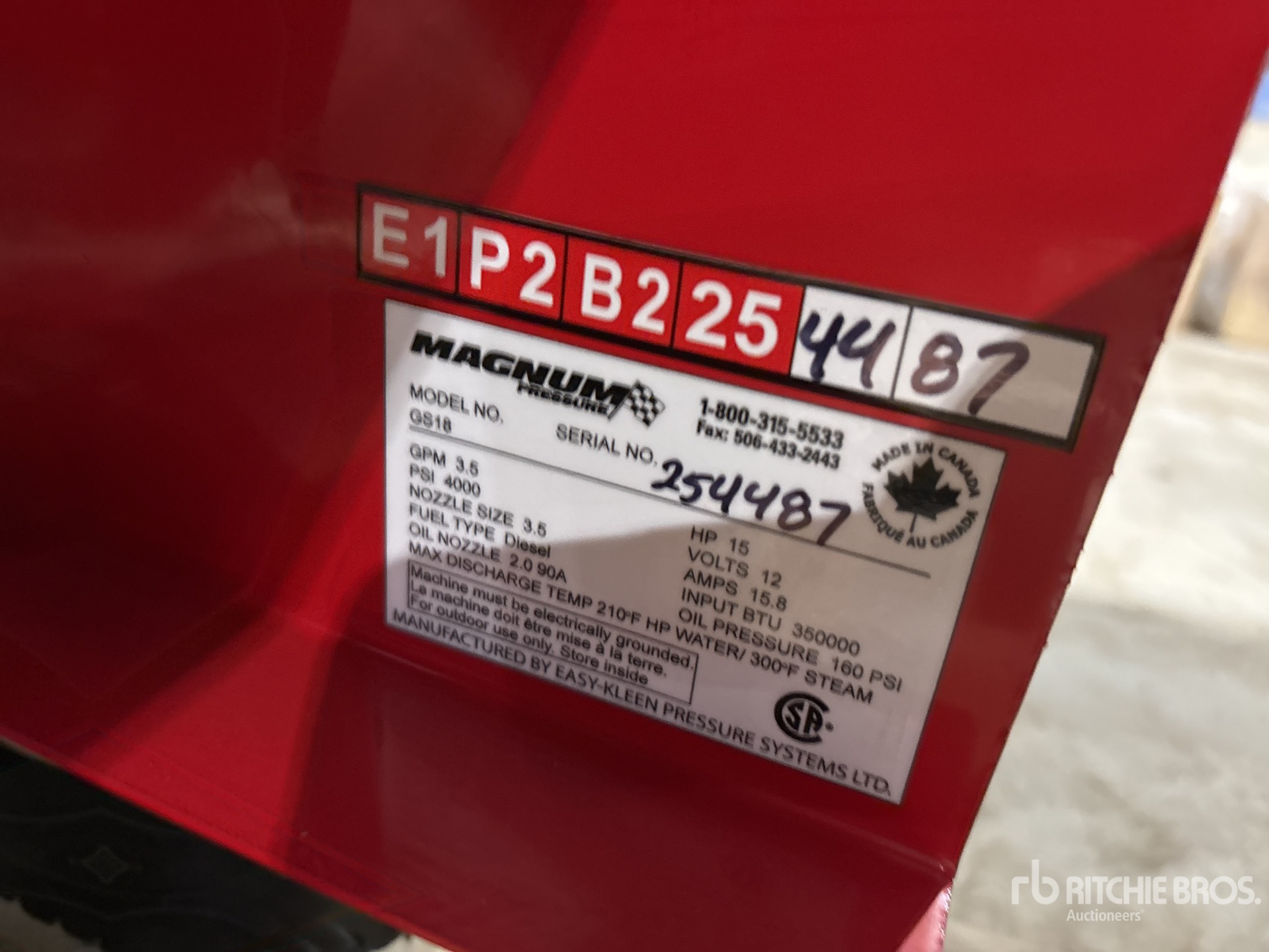 General Appearance with Seriennummer / FIN