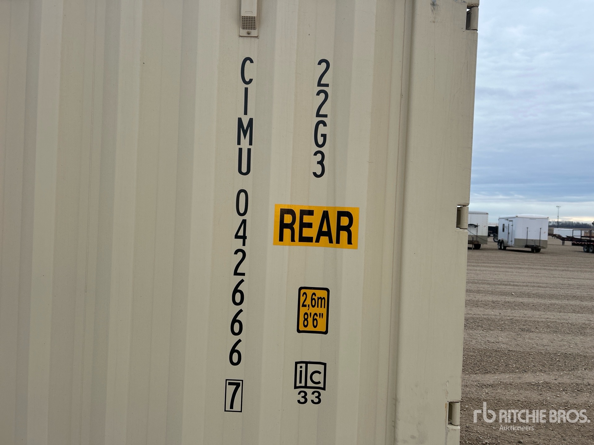 General Appearance with N.º de serie/VIN