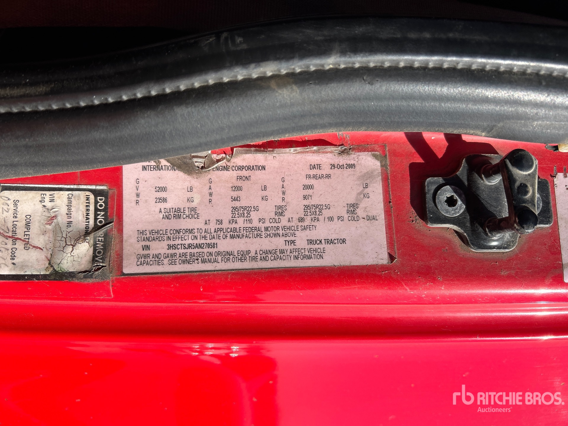 General Appearance with Numer seryjny/numer identyfikacyjny pojazdu