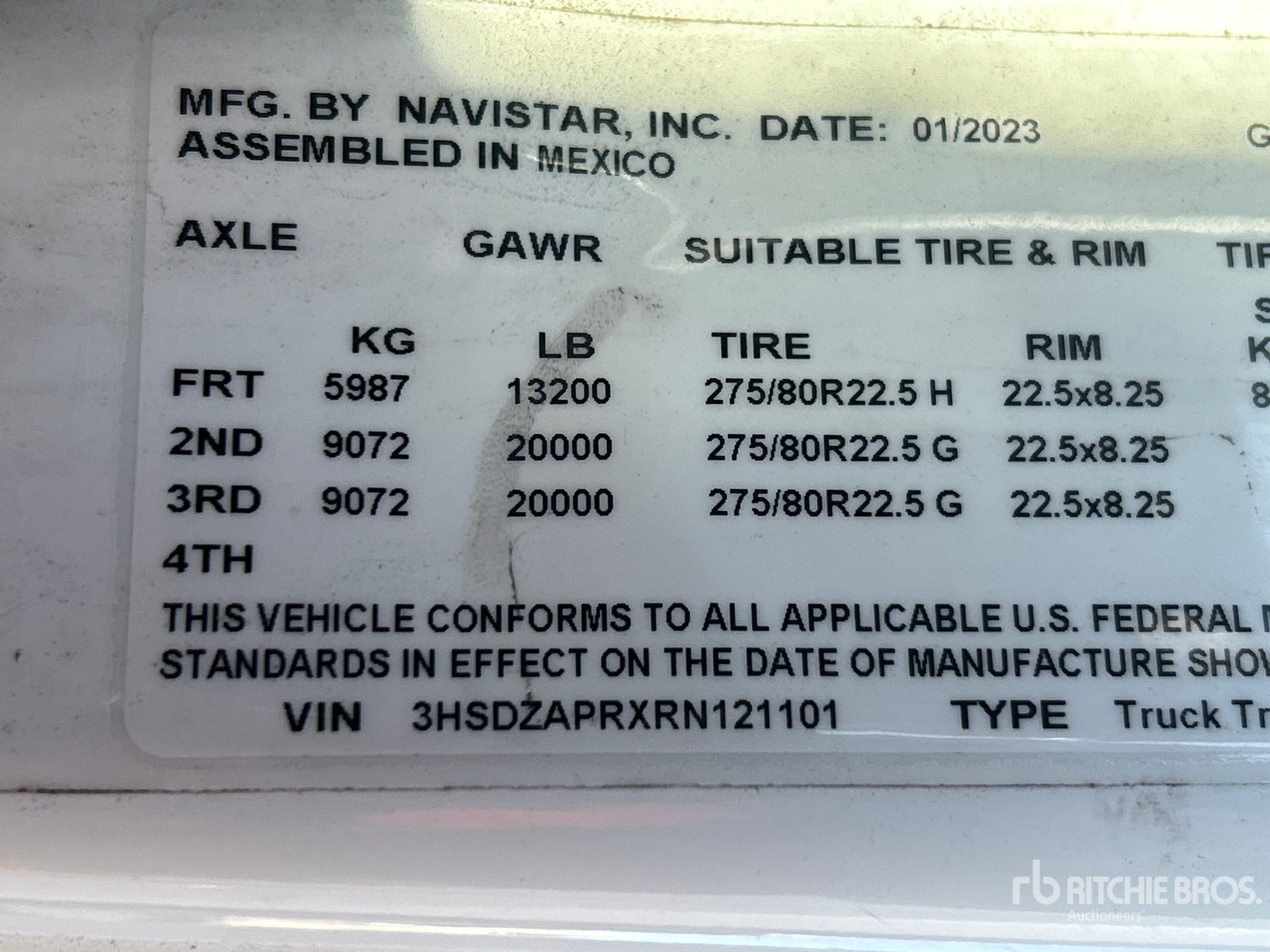 General Appearance with Seriennummer / FIN