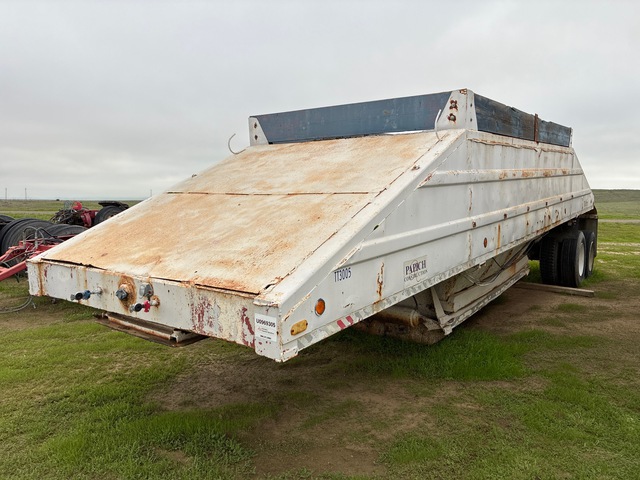 1980 (unverified) Cook T/A Off-Road Belly Dump Trailer