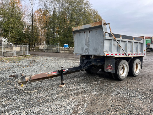 2013 (unverified) Brenwood 13 ft 6 in T/A Pup Dump Trailer