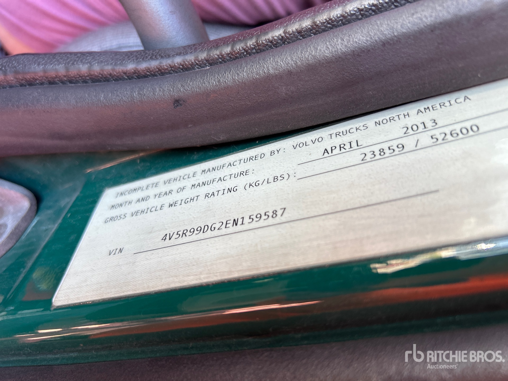 General Appearance with Numero seriale/numero d’identificazione del veicolo (VIN)