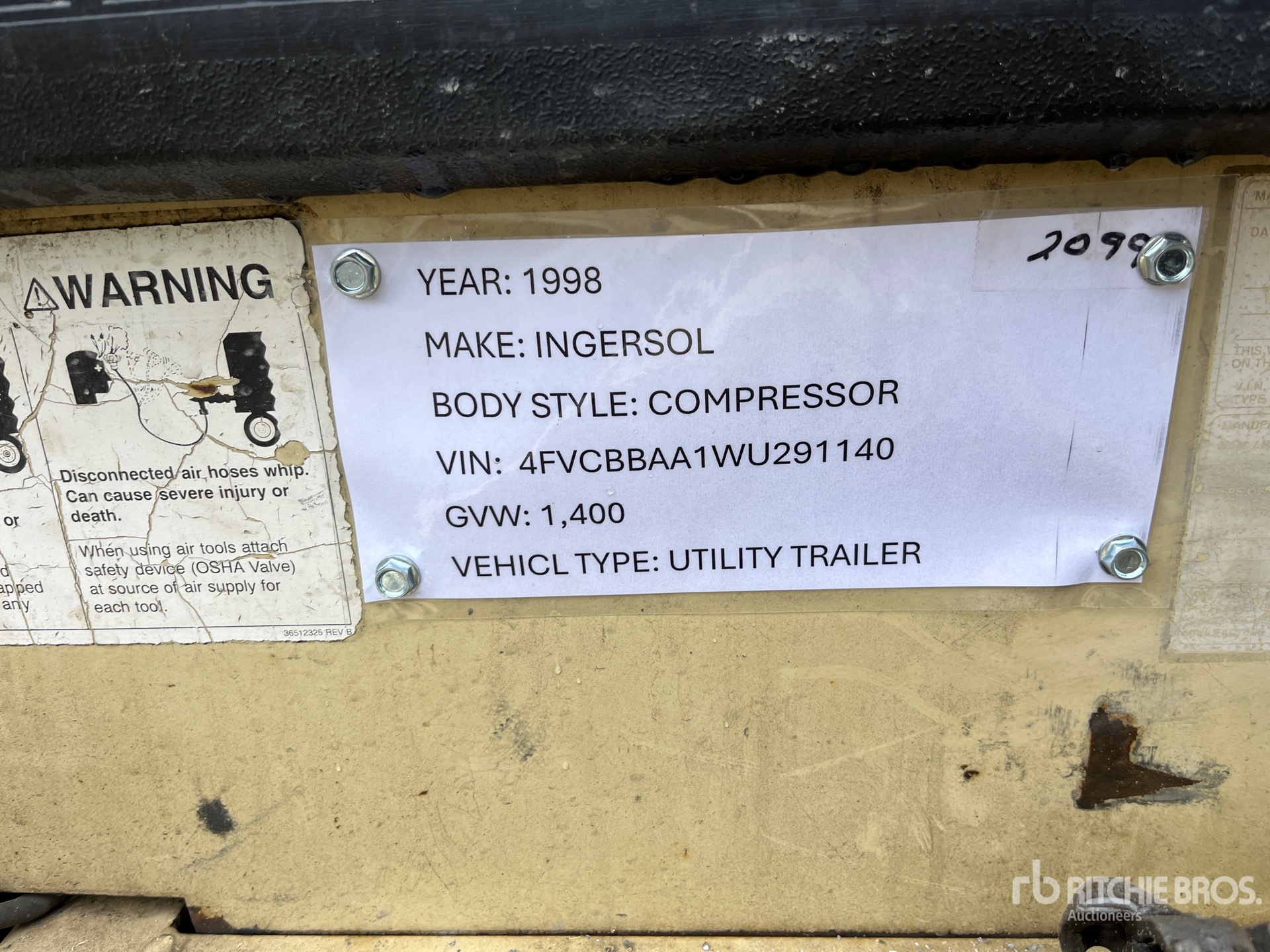 General Appearance with Numer seryjny/numer identyfikacyjny pojazdu