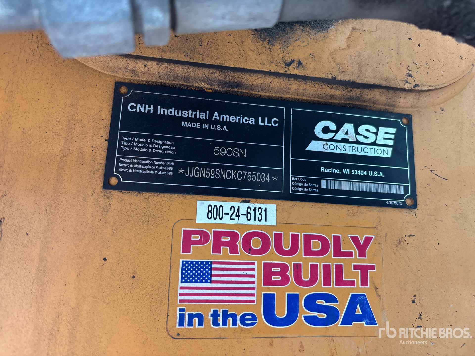 General Appearance with Numero seriale/numero d’identificazione del veicolo (VIN)