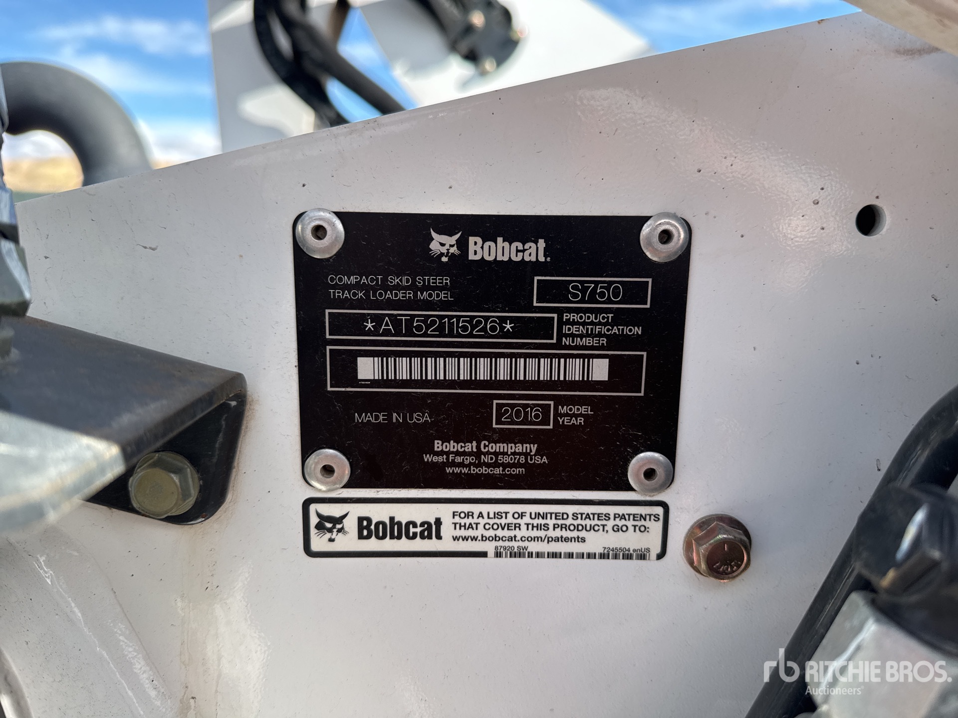 General Appearance with N.º de serie/VIN