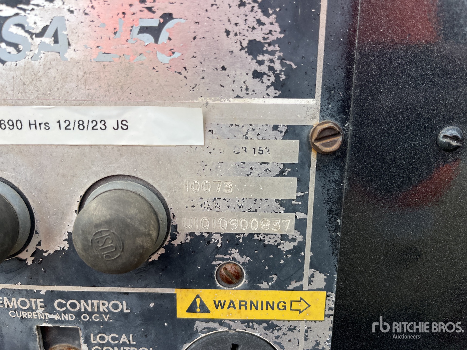 General Appearance with Unit Serial Number