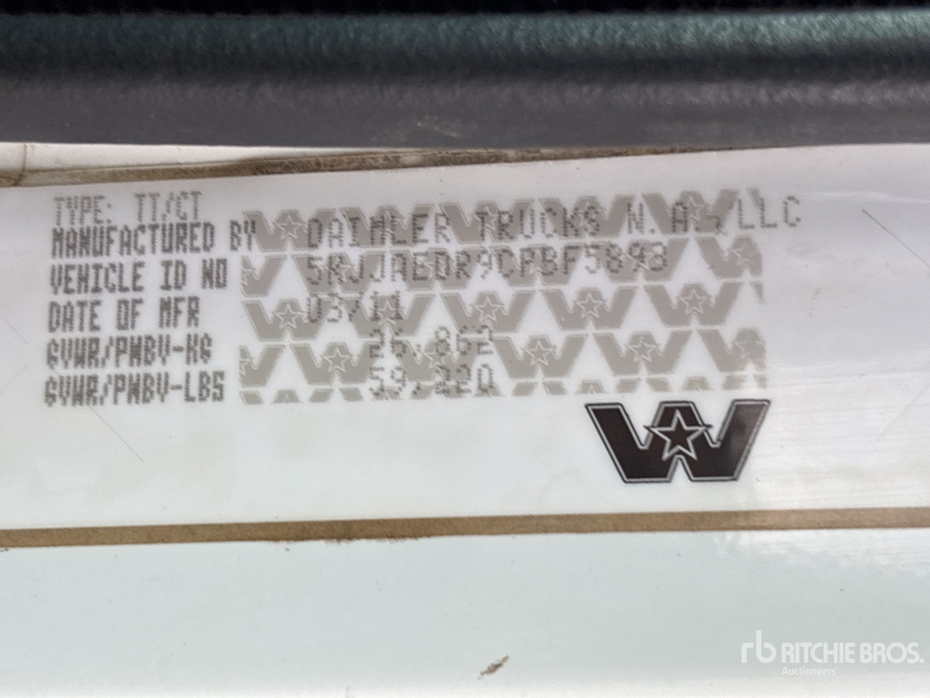 General Appearance with N.º de serie/VIN