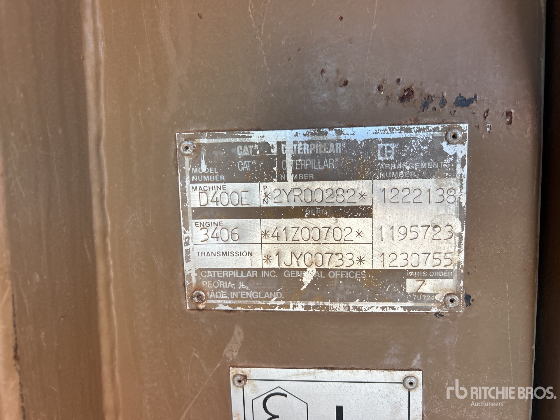 General Appearance with Numéro de série/Numéro d'identification du véhicule automobile