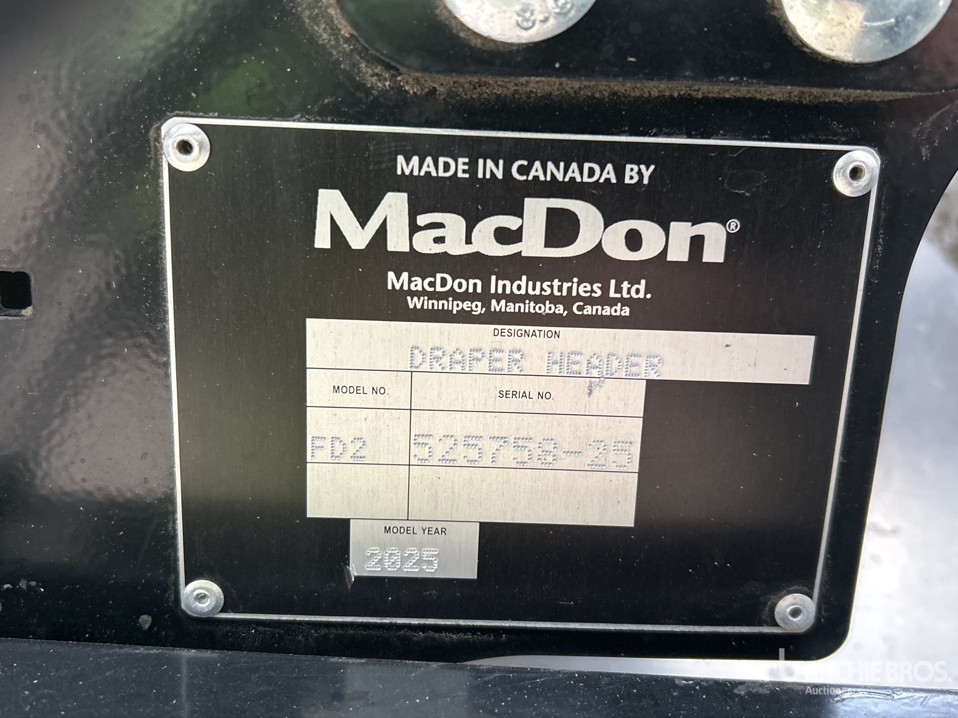 General Appearance with Seriennummer / FIN