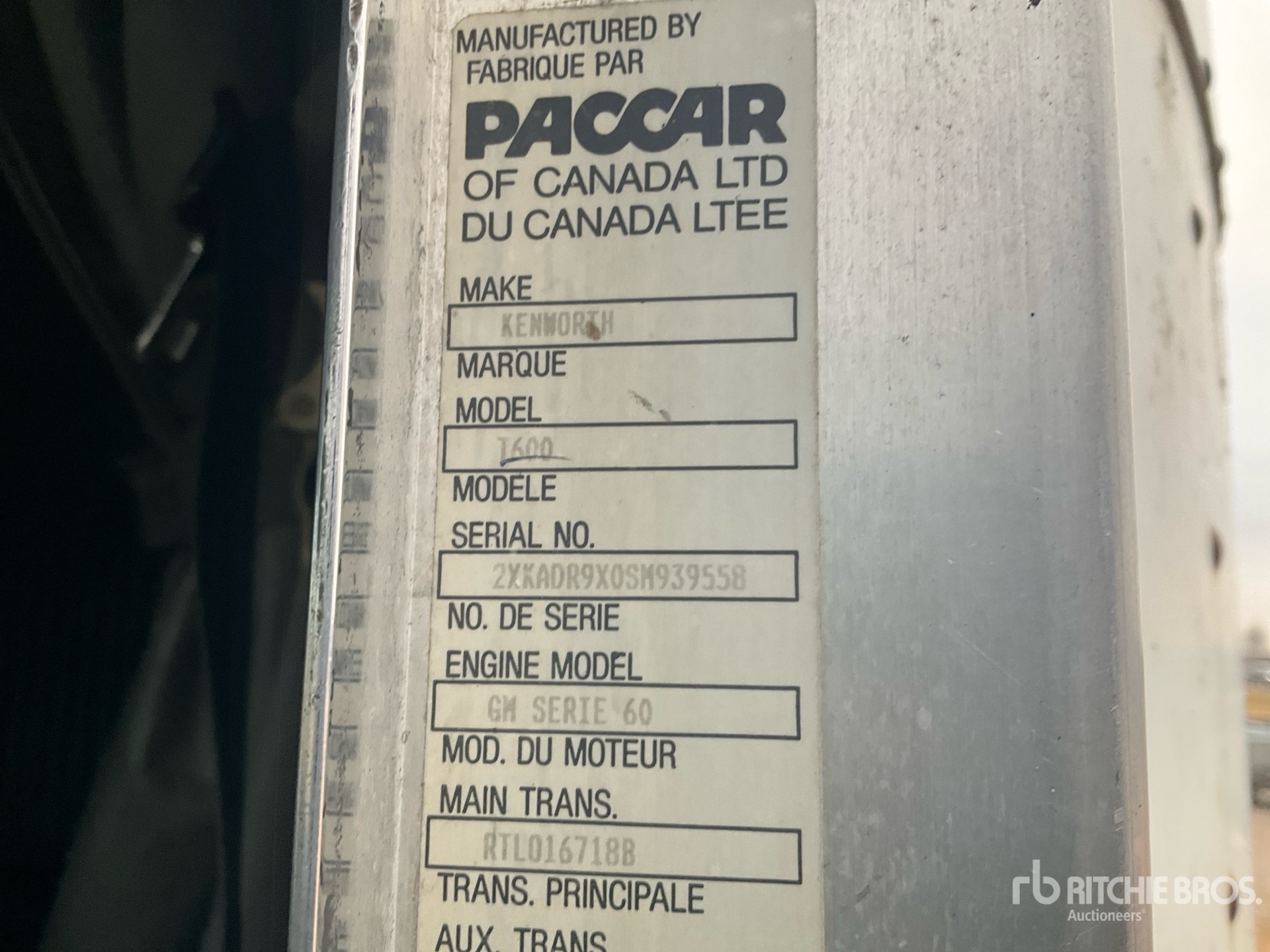 Aspect général with Numéro de série/Numéro d'identification du véhicule automobile