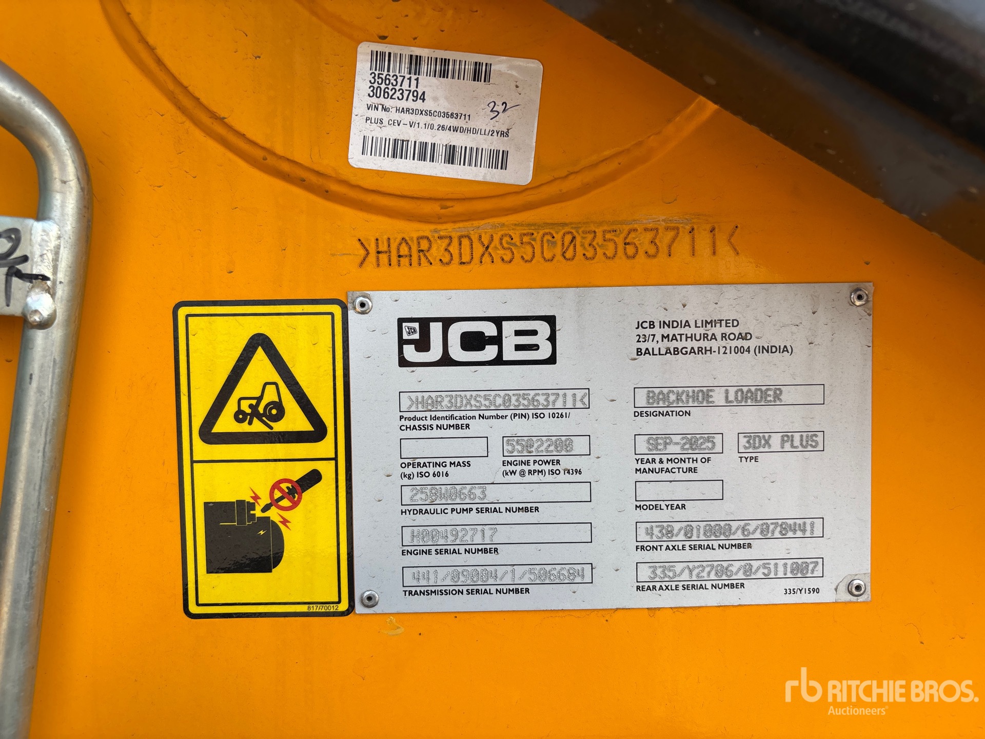 General Appearance with Seriennummer / FIN