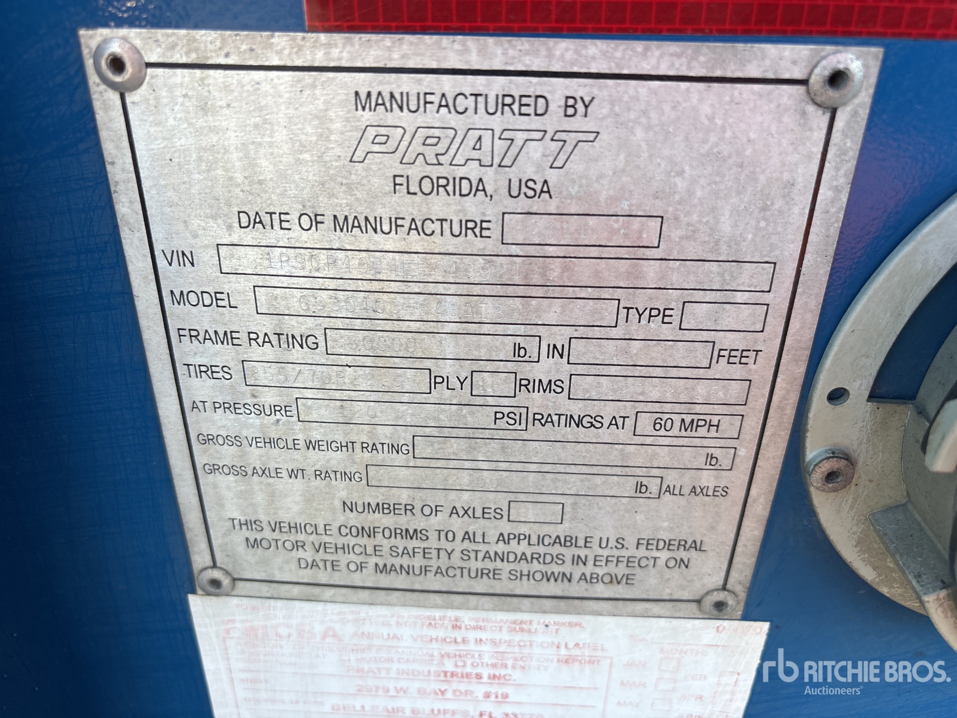 General Appearance with Numéro de série/Numéro d'identification du véhicule automobile
