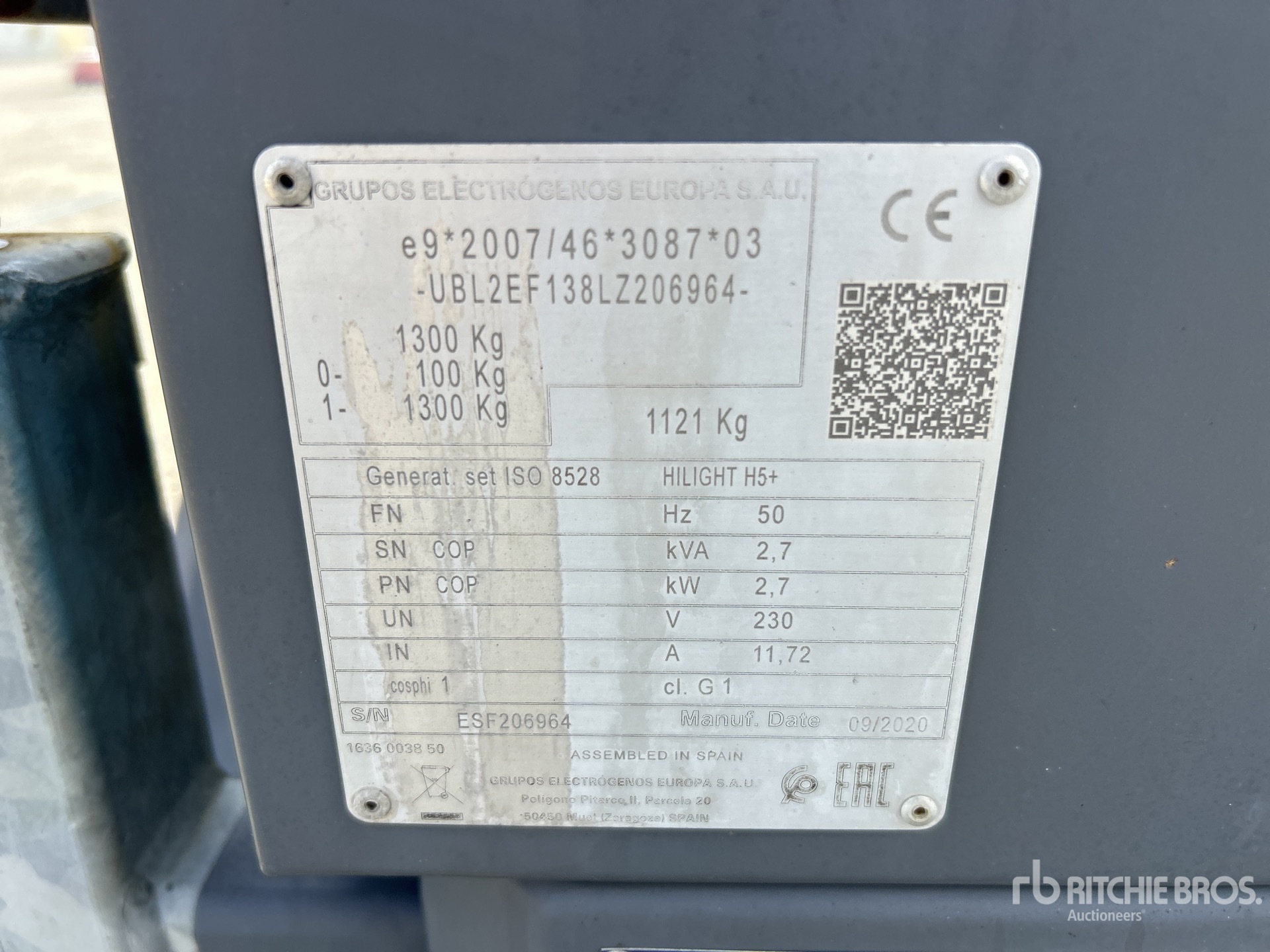 General Appearance with Numer seryjny/numer identyfikacyjny pojazdu