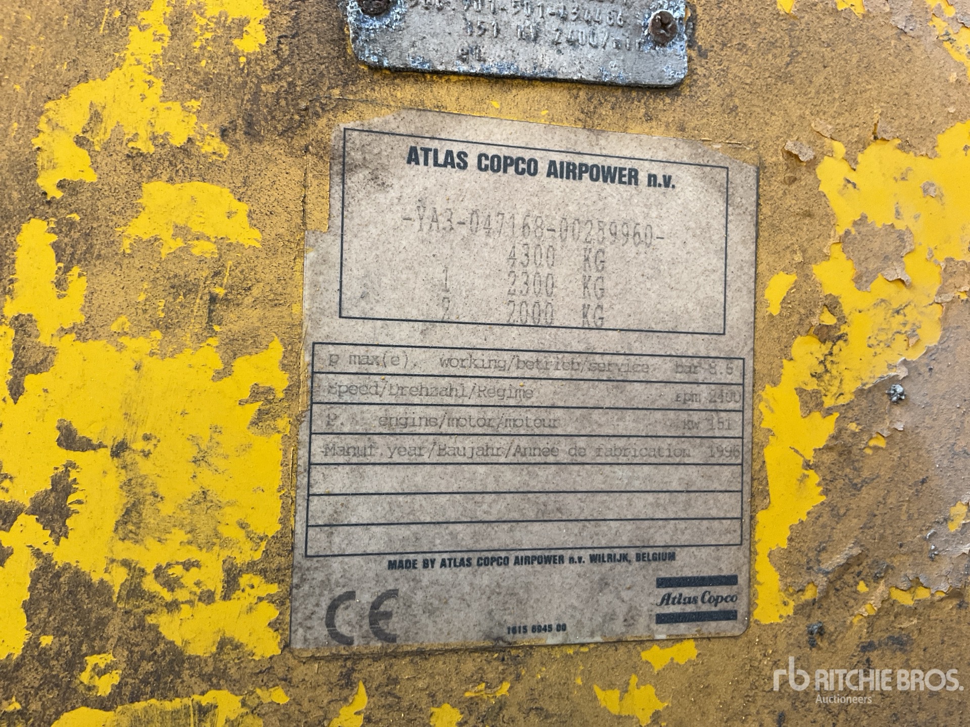 General Appearance with Numero seriale/numero d’identificazione del veicolo (VIN)