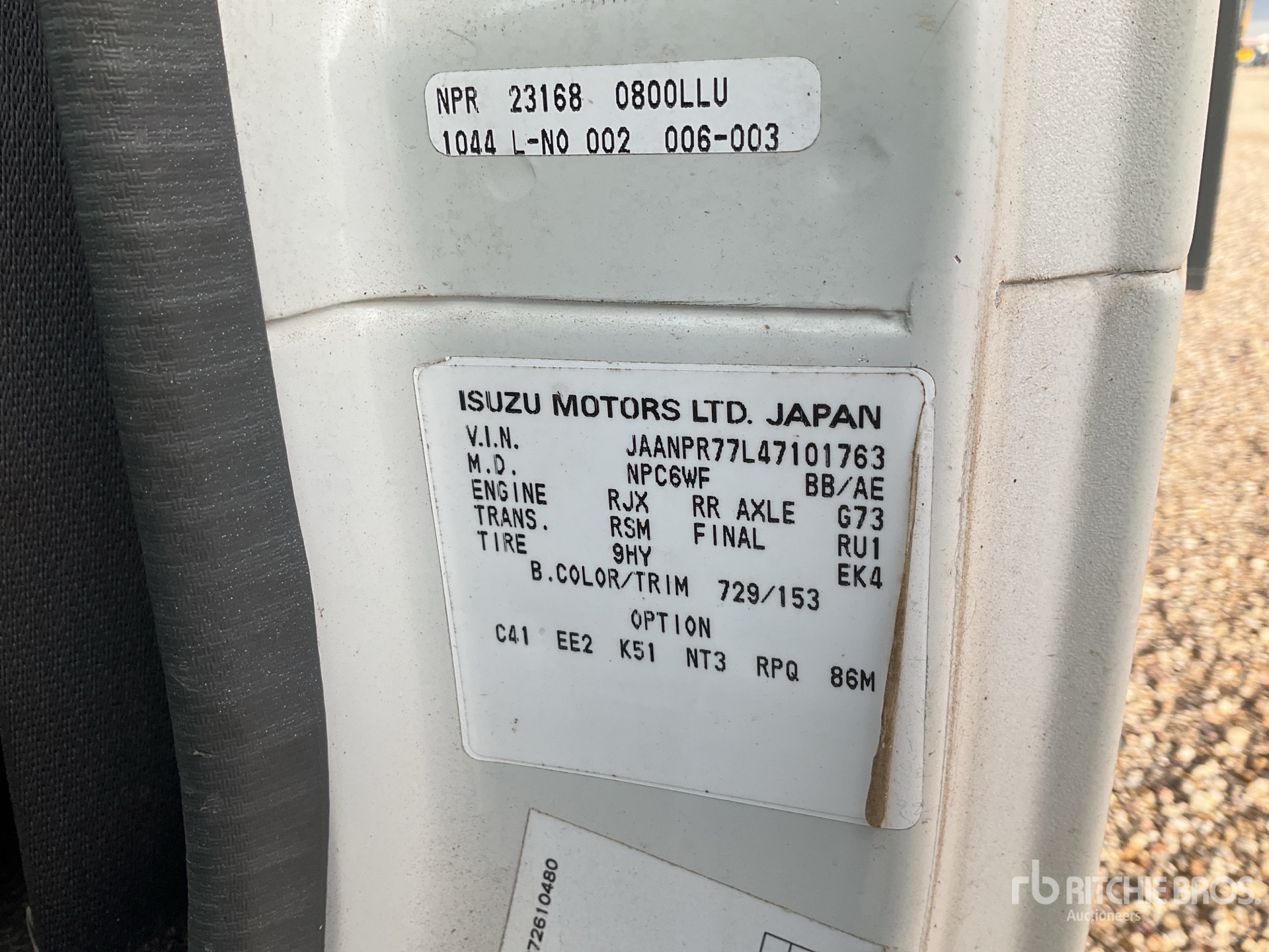 Aspect général with Numéro de série/Numéro d'identification du véhicule automobile