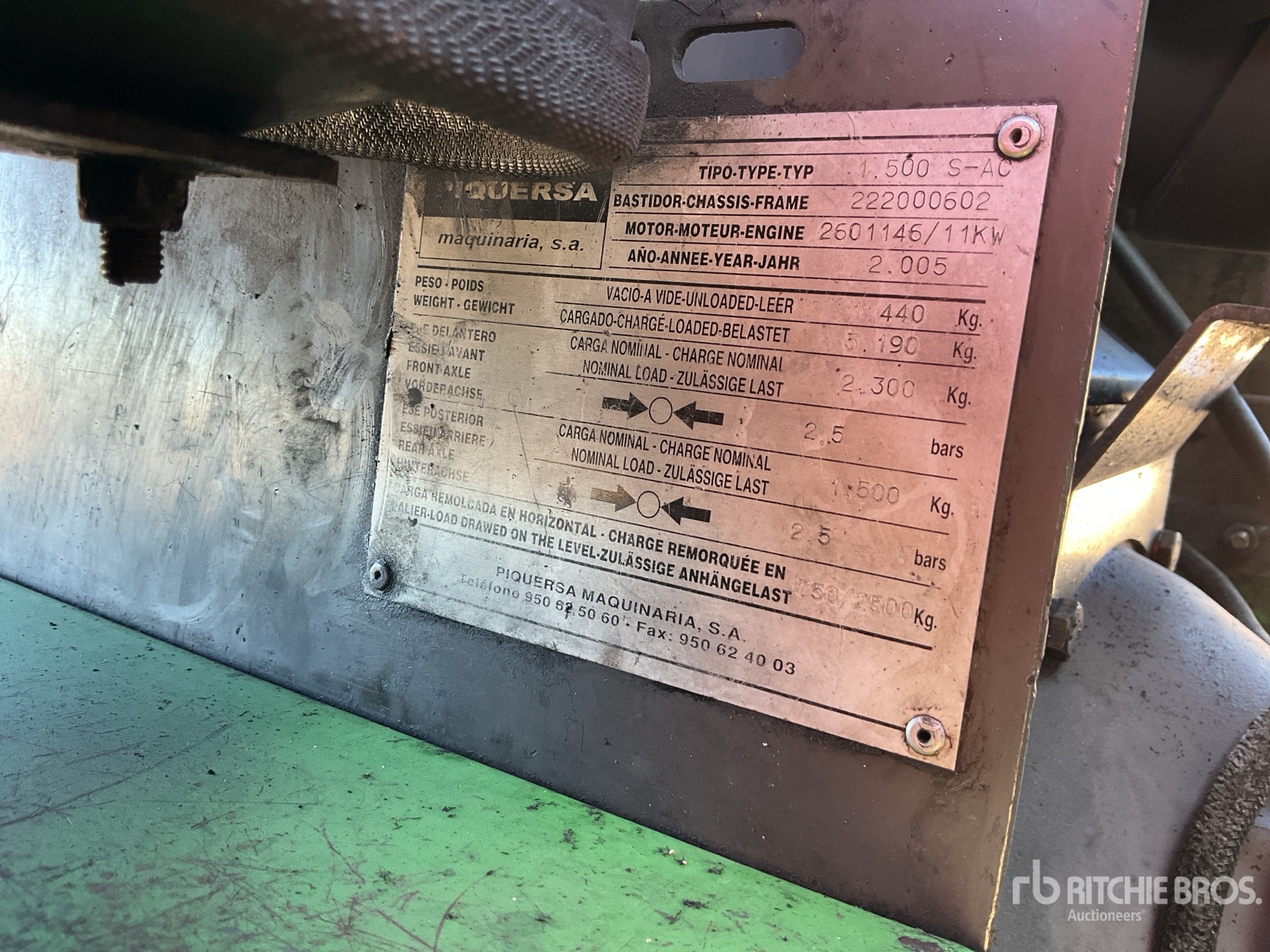 General Appearance with Numer seryjny/numer identyfikacyjny pojazdu