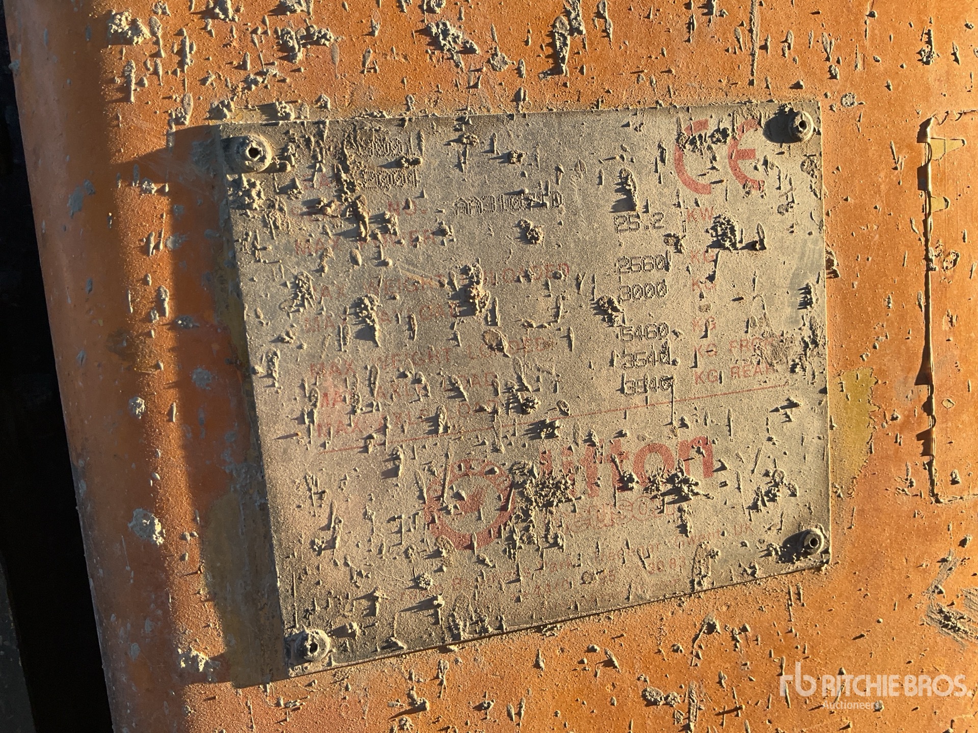 General Appearance with N.º de serie/VIN