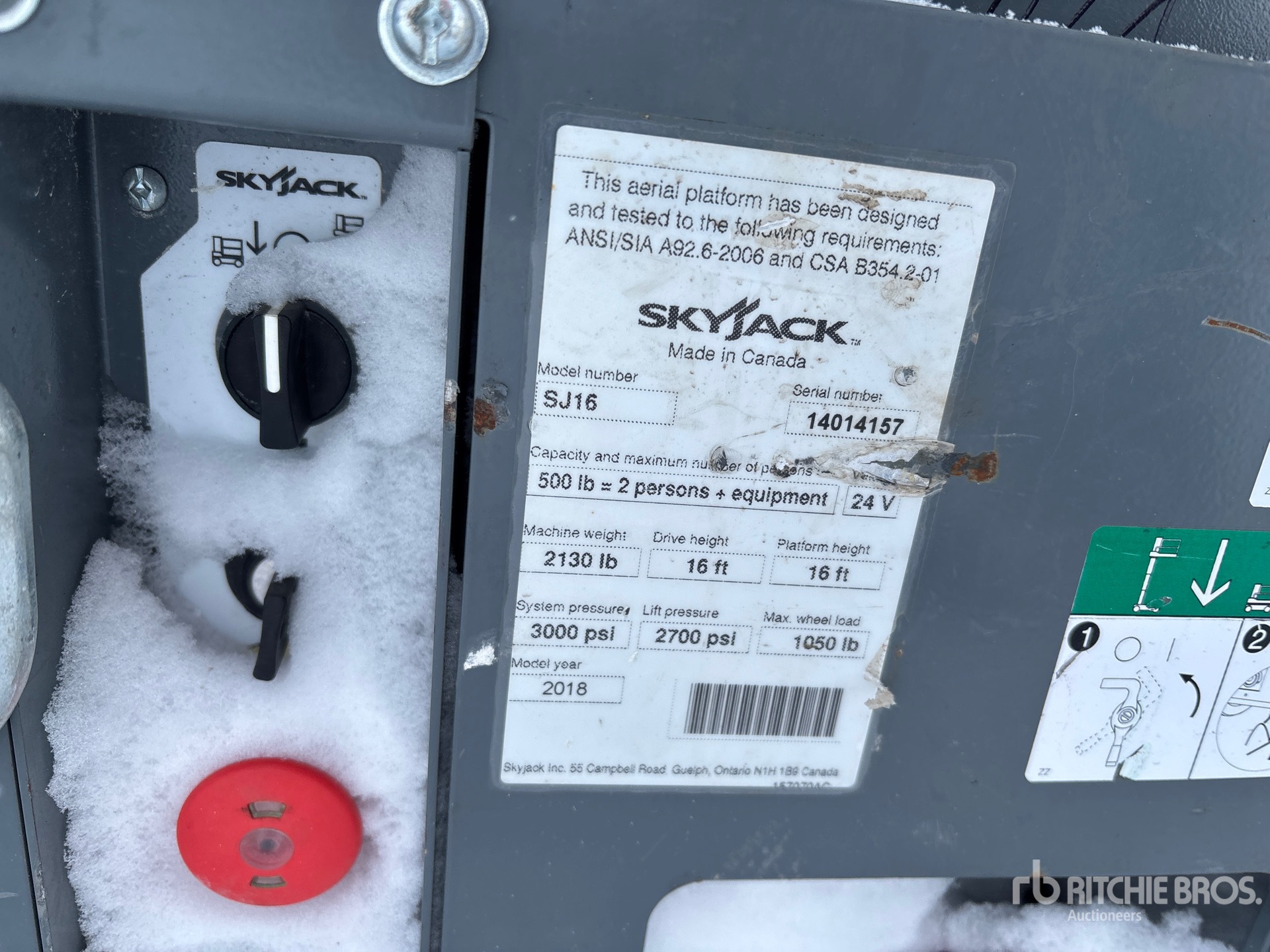 General Appearance with N.º de serie/VIN