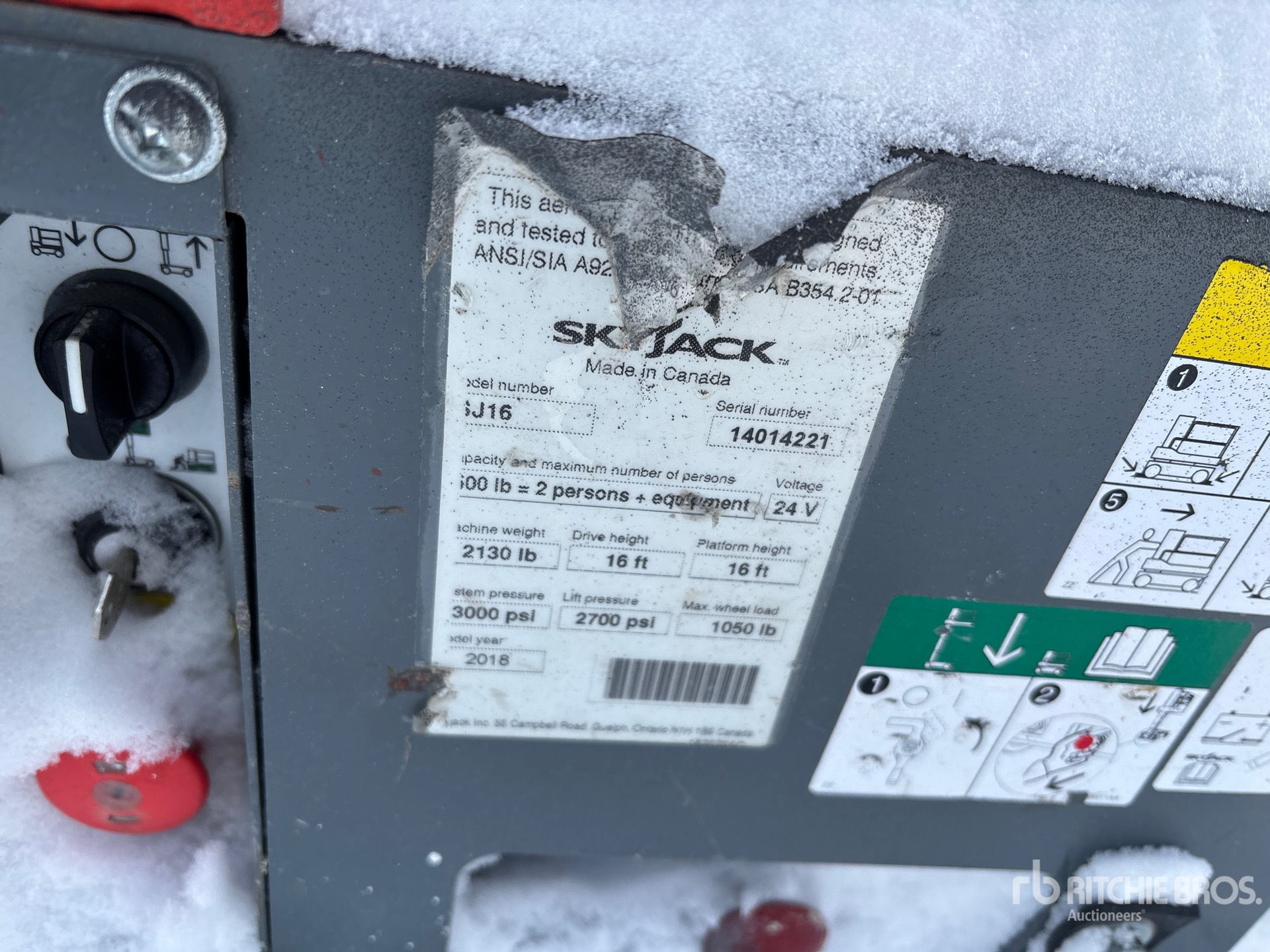 General Appearance with N.º de serie/VIN