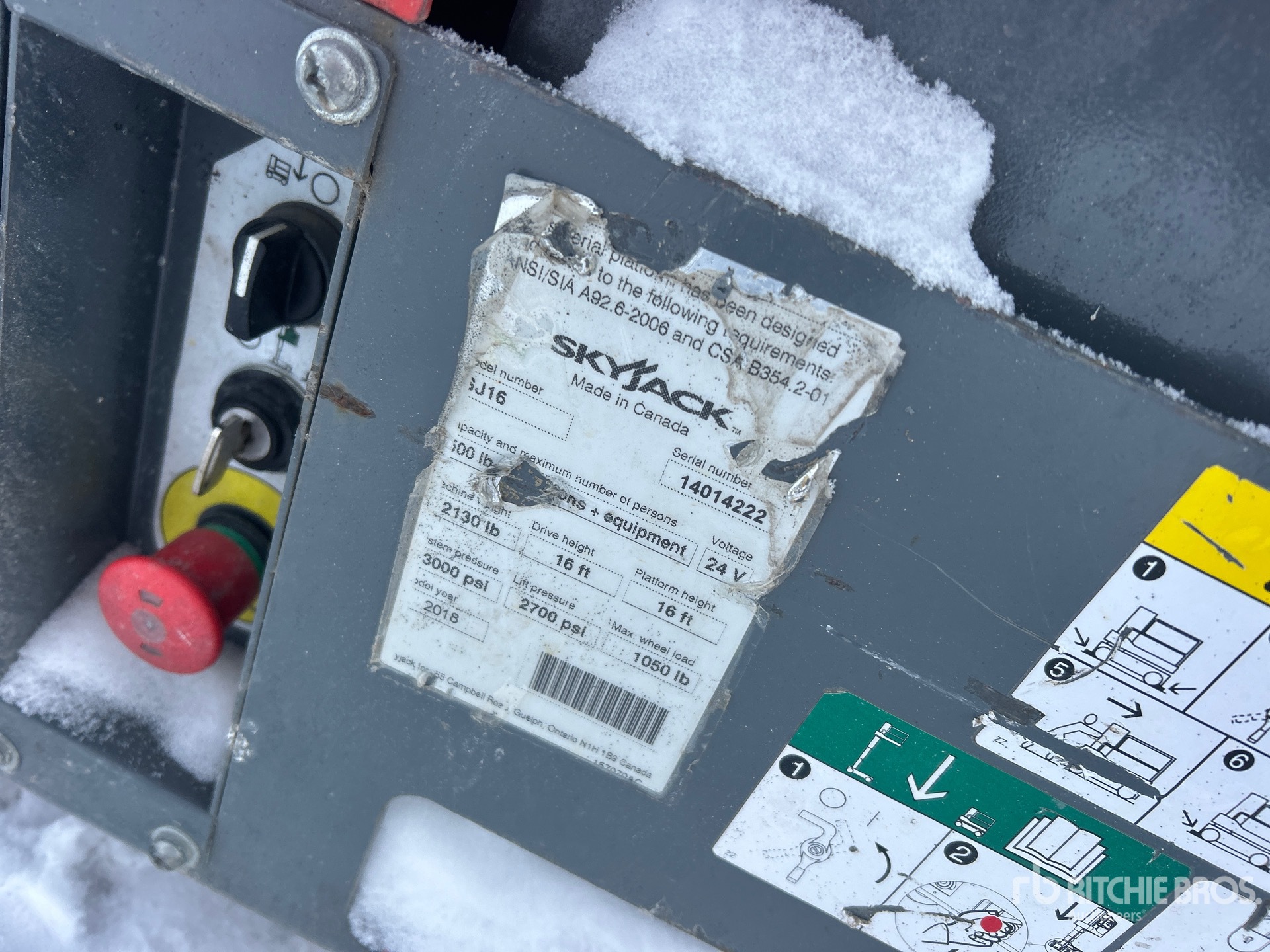 General Appearance with N.º de serie/VIN