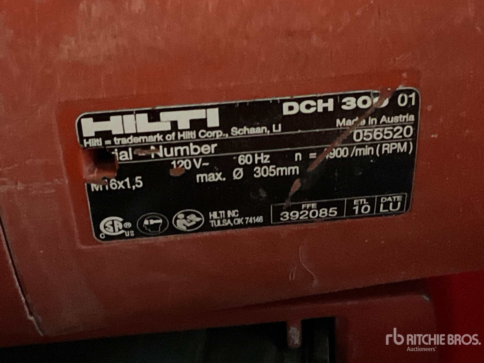 General Appearance with N.º de serie/VIN