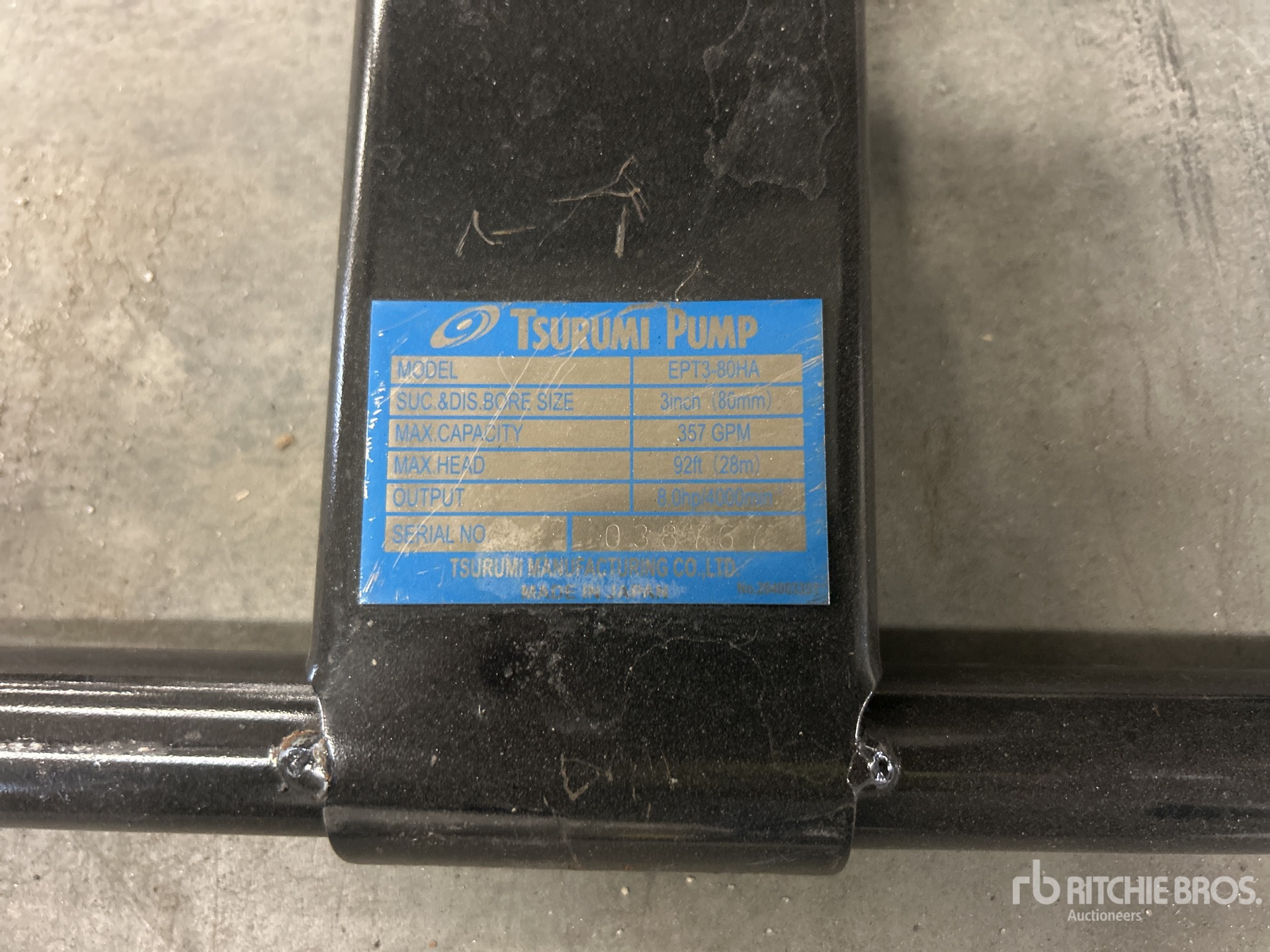 General Appearance with Unit Serial Number