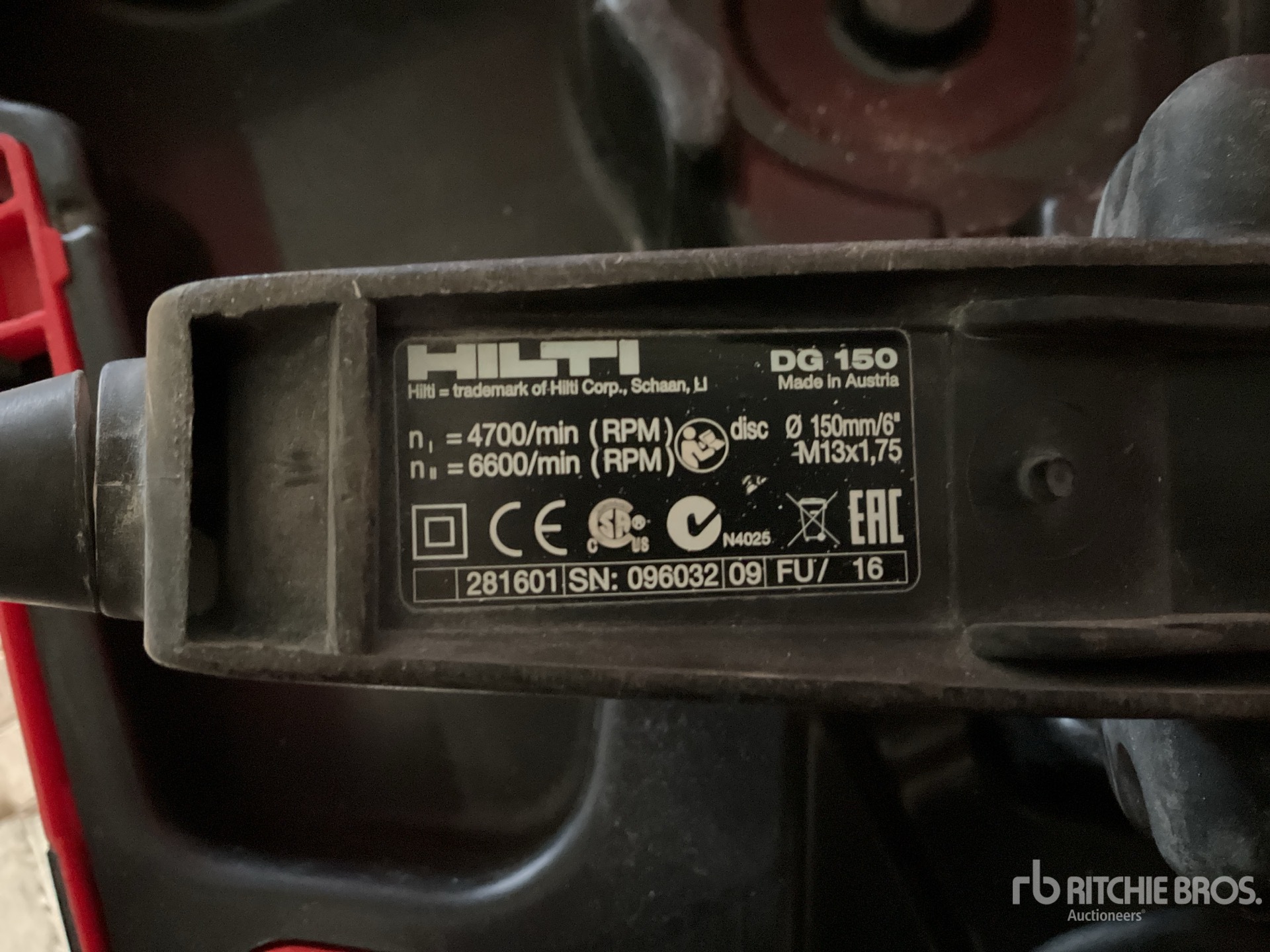 General Appearance with N.º de serie/VIN