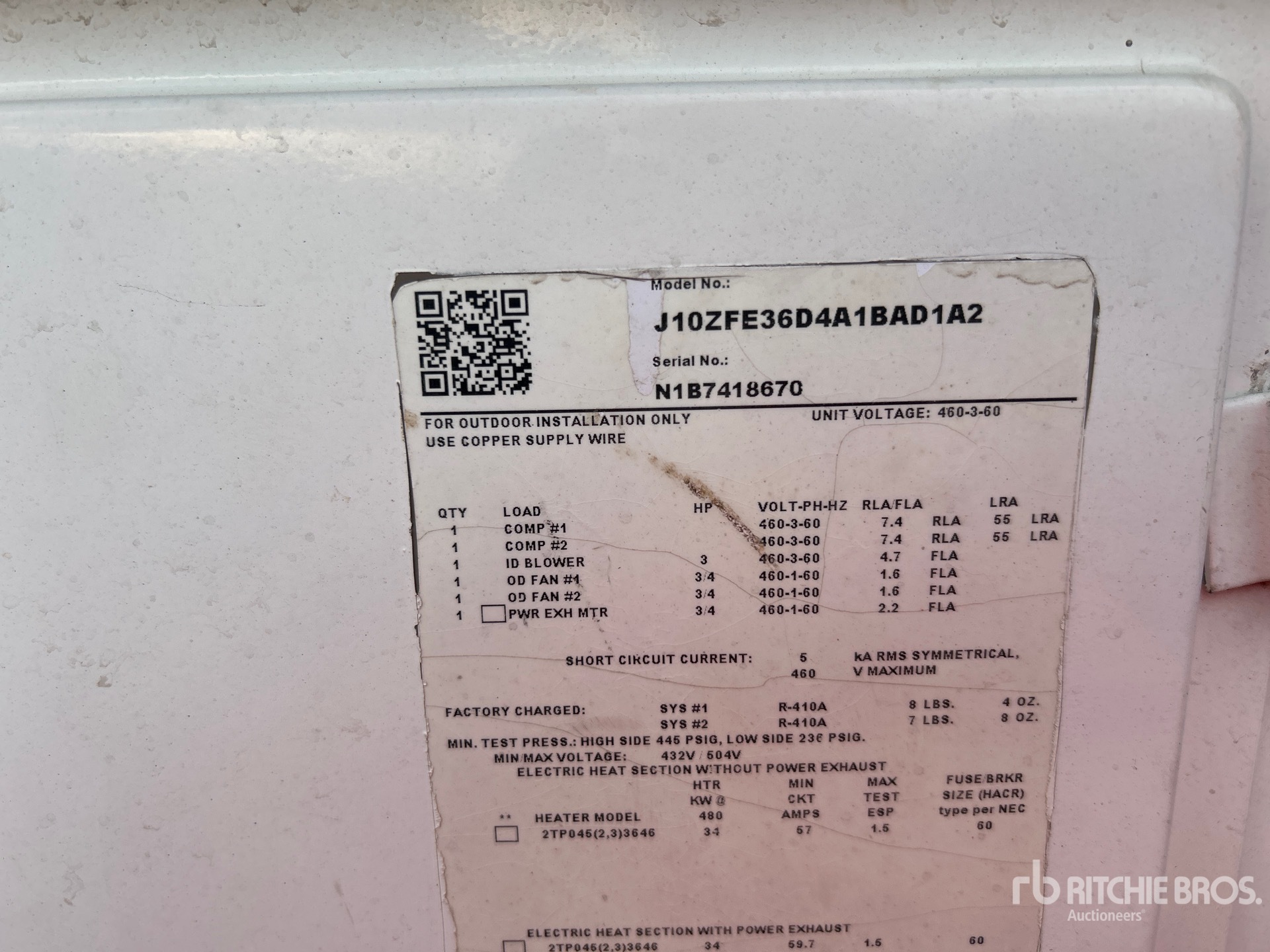 General Appearance with Seriennummer / FIN