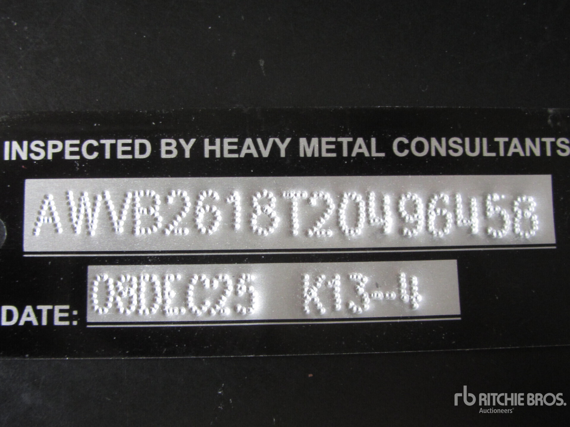 General Appearance with Seriennummer / FIN