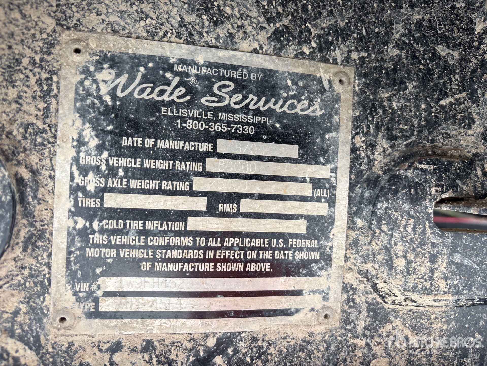 General Appearance with N.º de serie/VIN