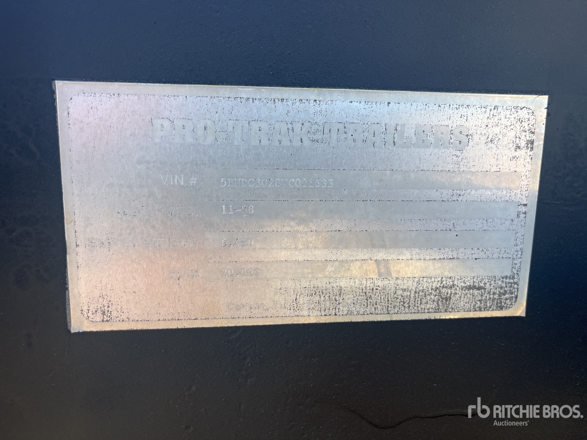 General Appearance with Numer seryjny/numer identyfikacyjny pojazdu