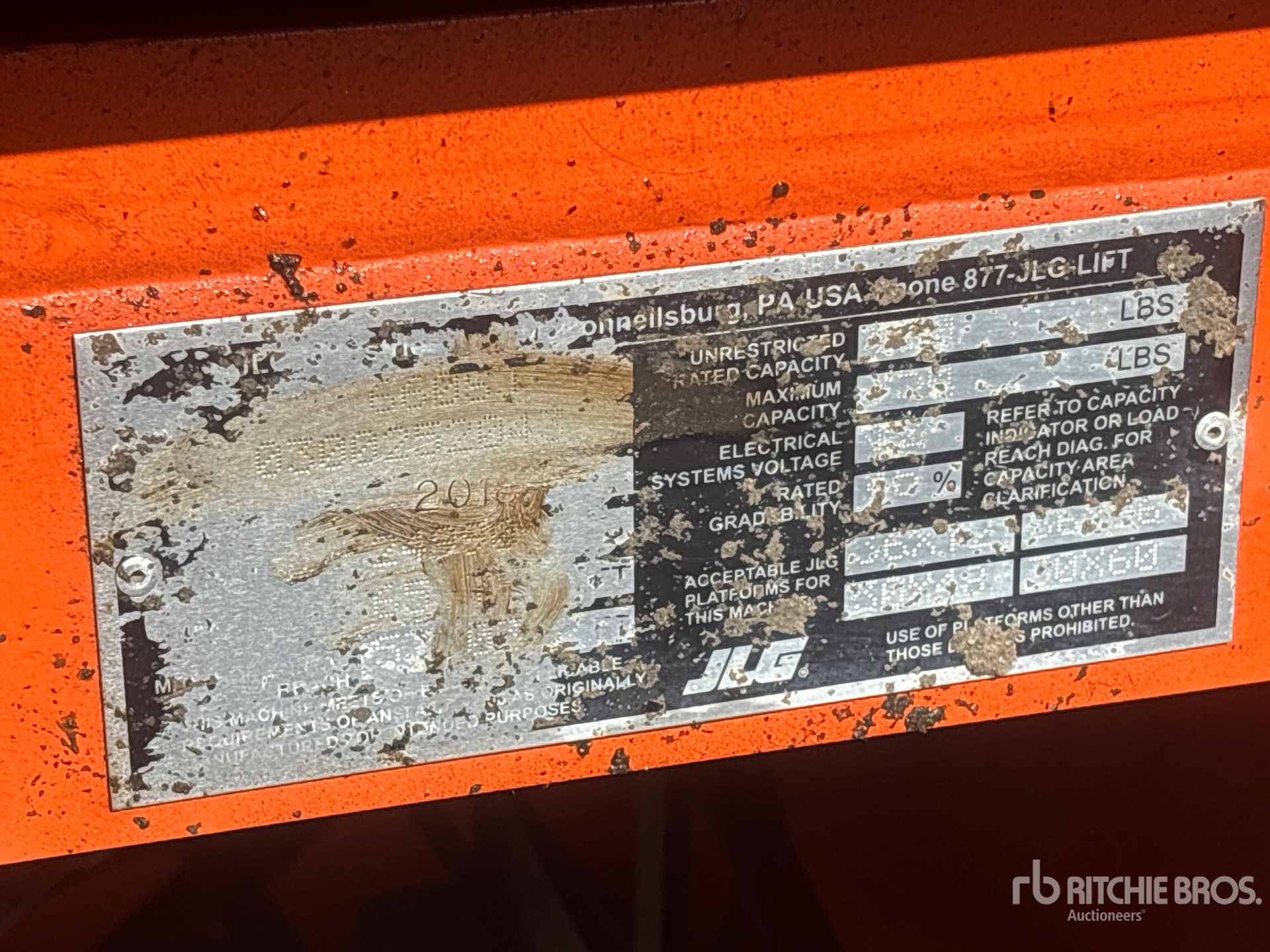 General Appearance with N.º de serie/VIN