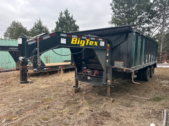 2020 Big Tex 25DU-20BK8SIR 20 ft T/A Gooseneck Dump Utility Trailer