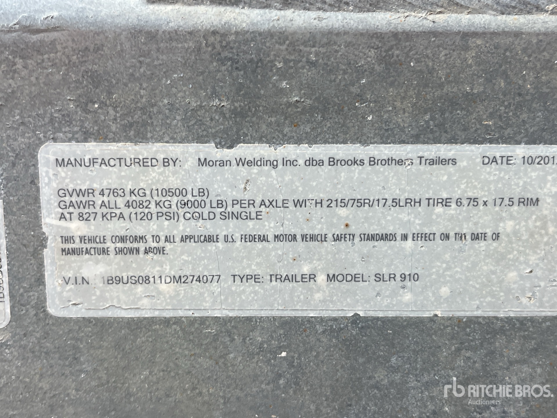 General Appearance with Numer seryjny/numer identyfikacyjny pojazdu