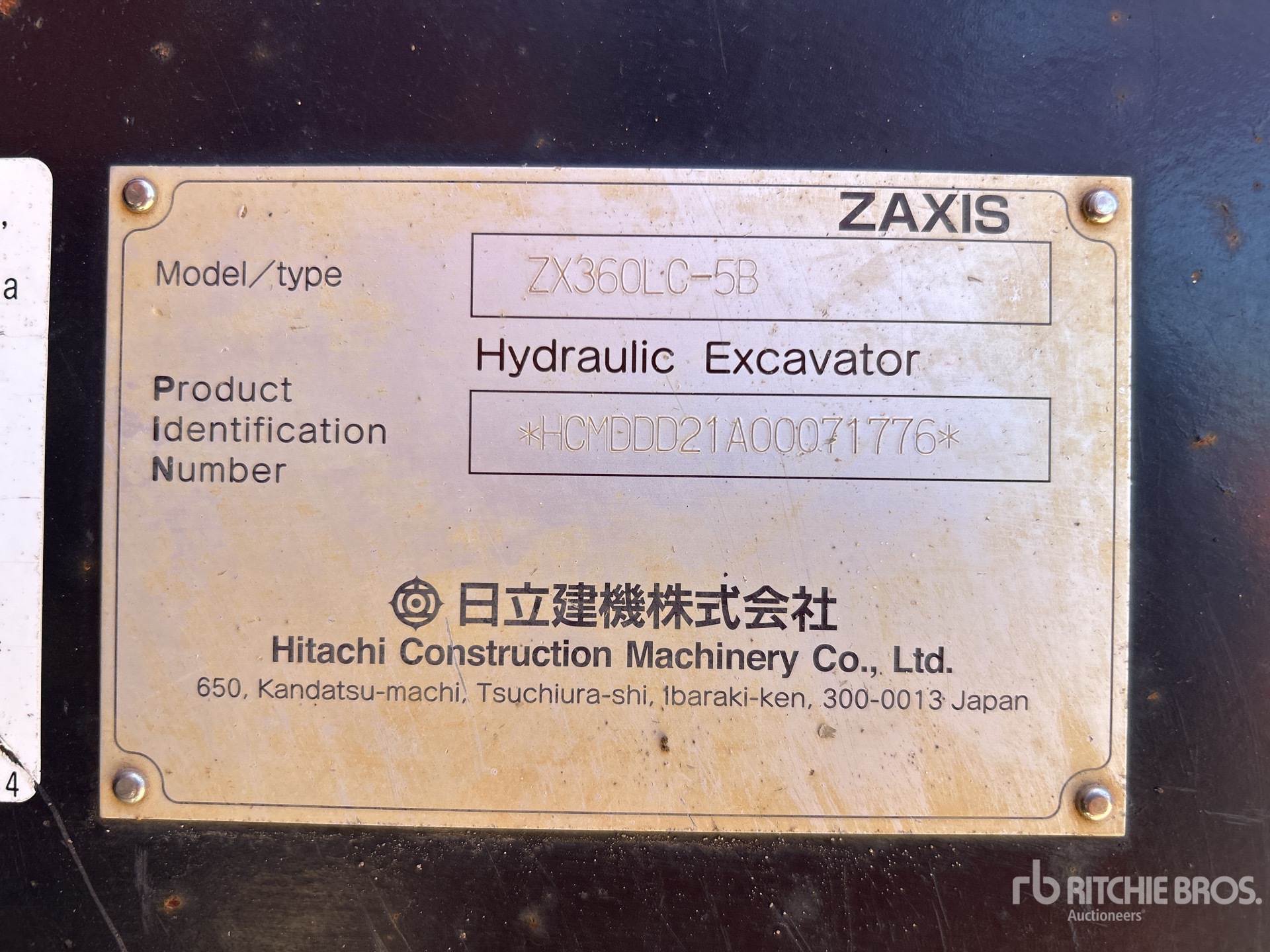 General Appearance with Seriennummer / FIN