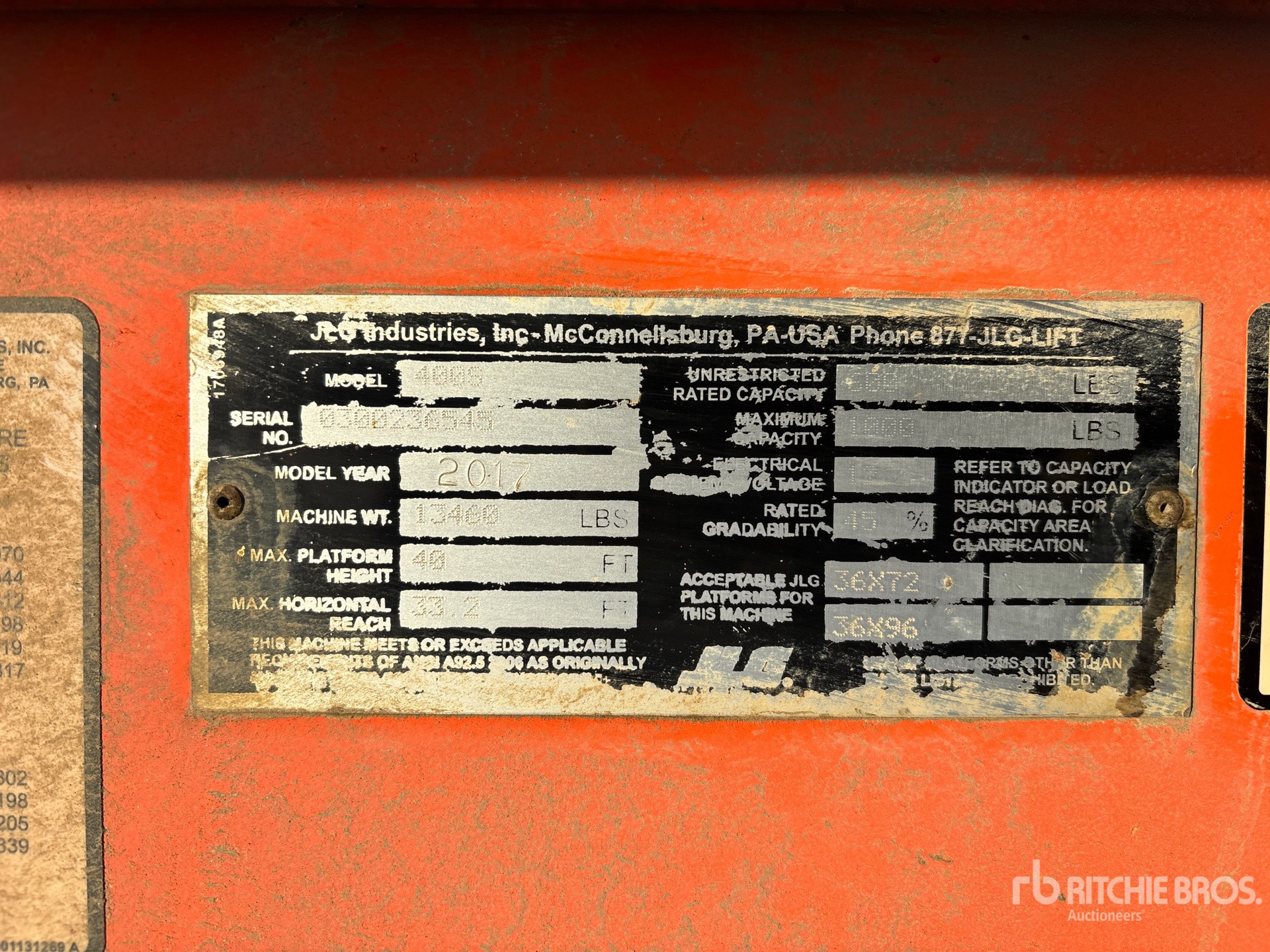 General Appearance with Seriennummer / FIN