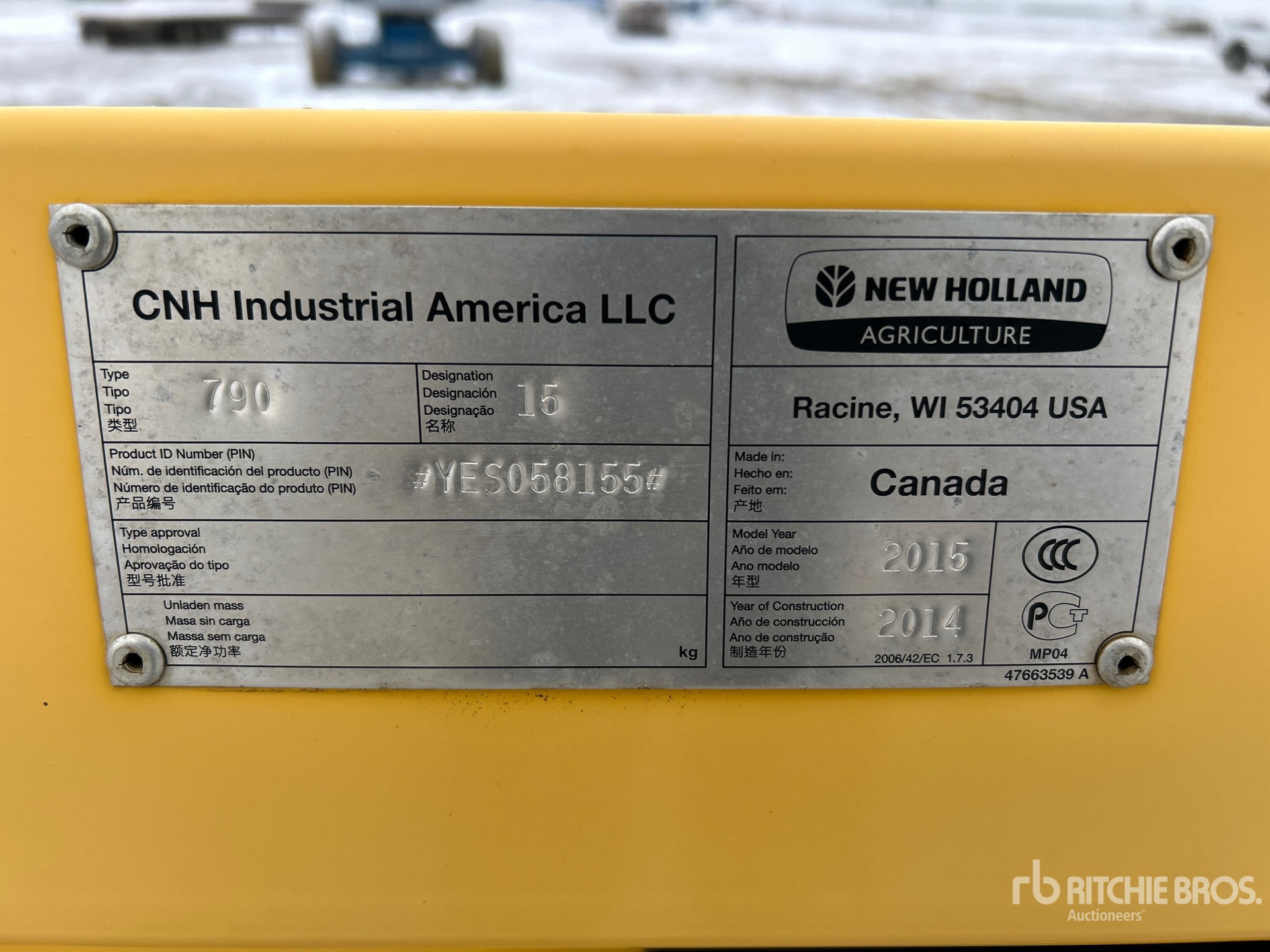 General Appearance with Seriennummer / FIN