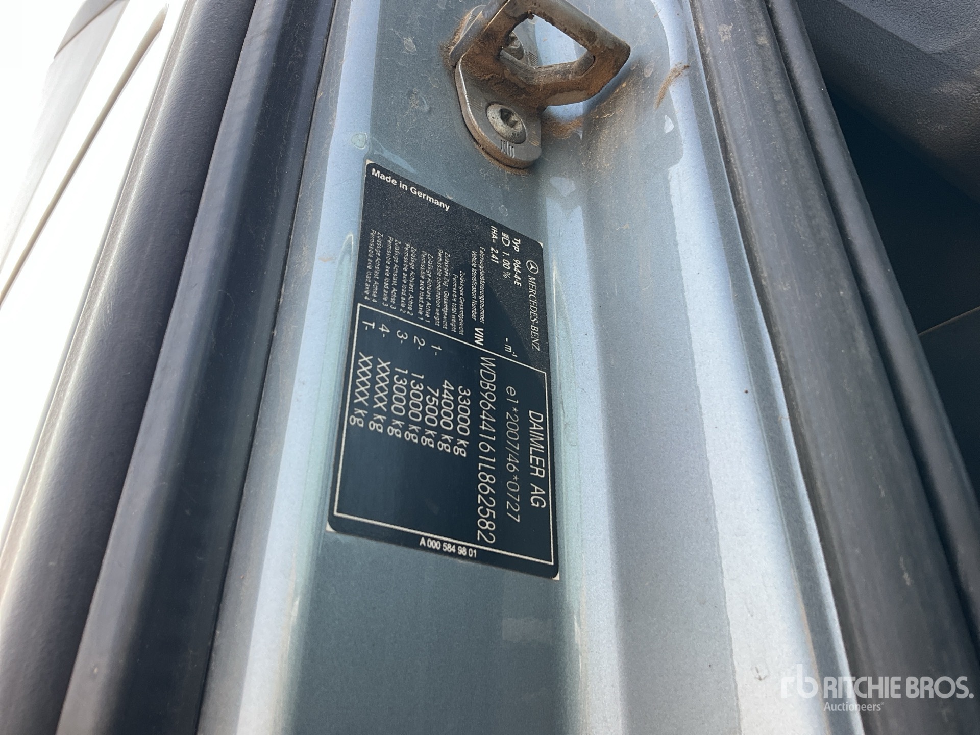 General Appearance with Numer seryjny/numer identyfikacyjny pojazdu