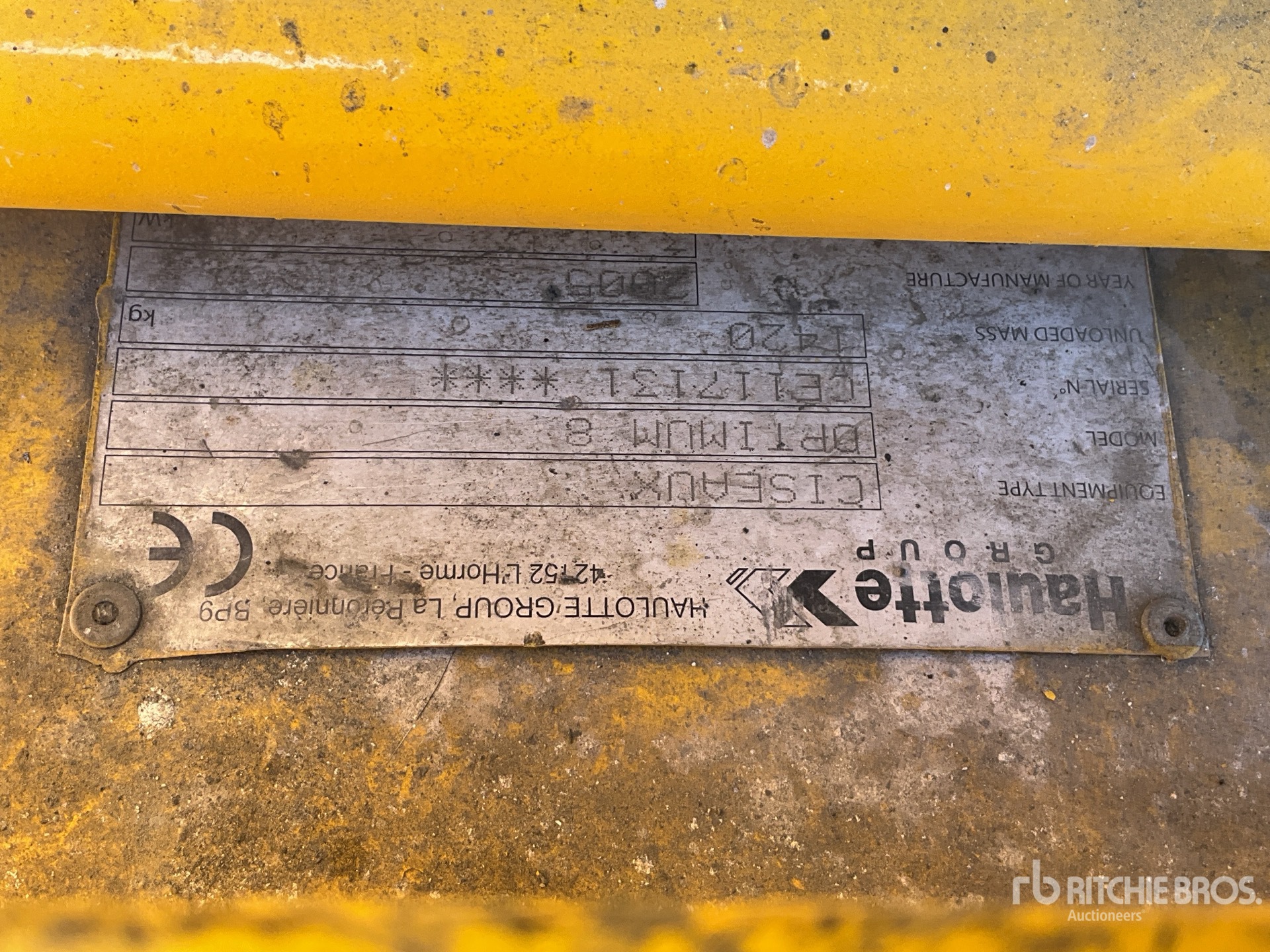 General Appearance with N.º de serie/VIN