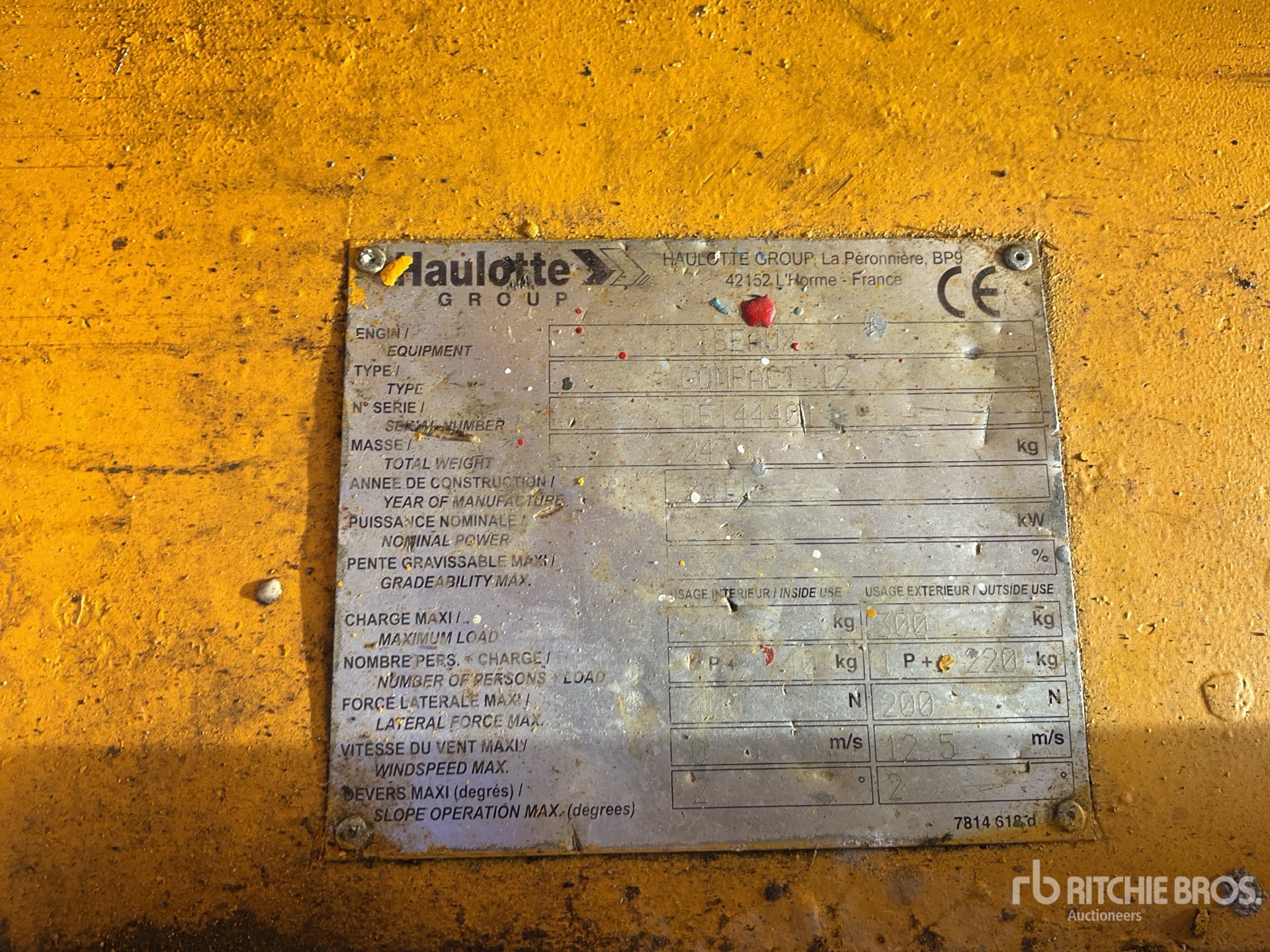 General Appearance with Numer seryjny/numer identyfikacyjny pojazdu