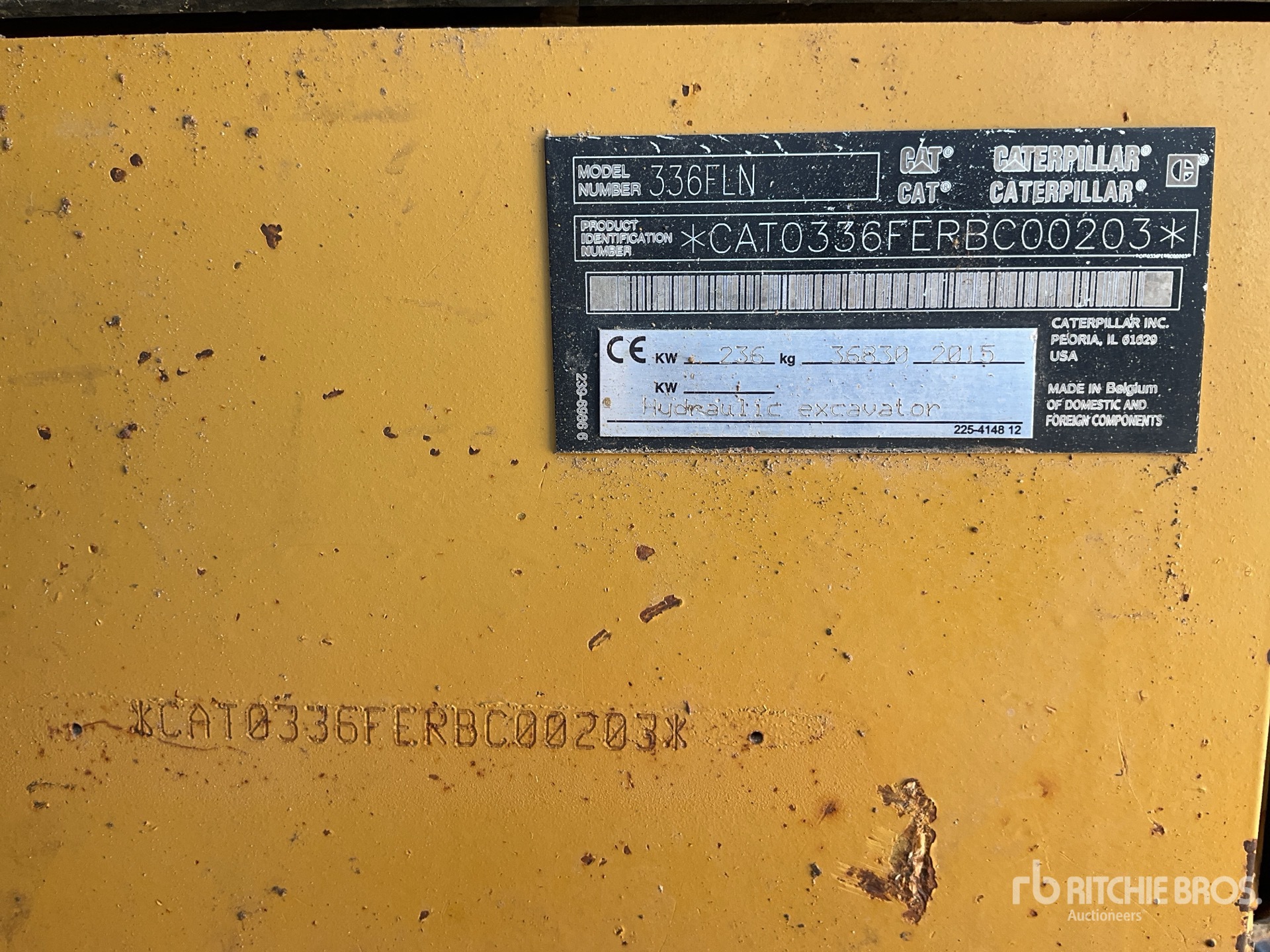 General Appearance with Numéro de série/Numéro d'identification du véhicule automobile